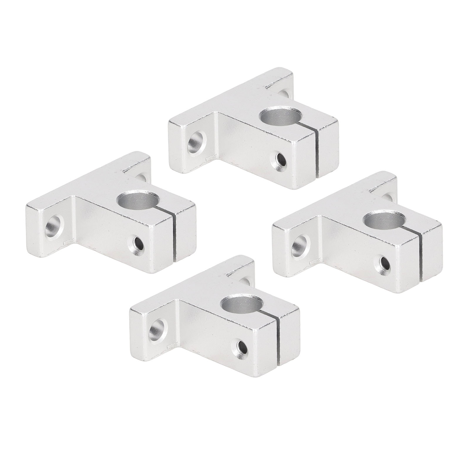4 Aluminium-führungshalterungen Für 10 Mm Durchmesser Linearführungsschienen-klemmstange Sk10