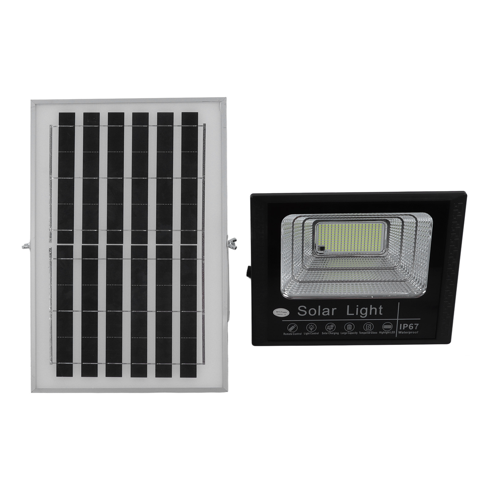 8w 6v Solar-lichtpanel Mit Fernbedienung Und Zeitschaltuhr, Solarstraßenleuchte, Schutzart Ip67