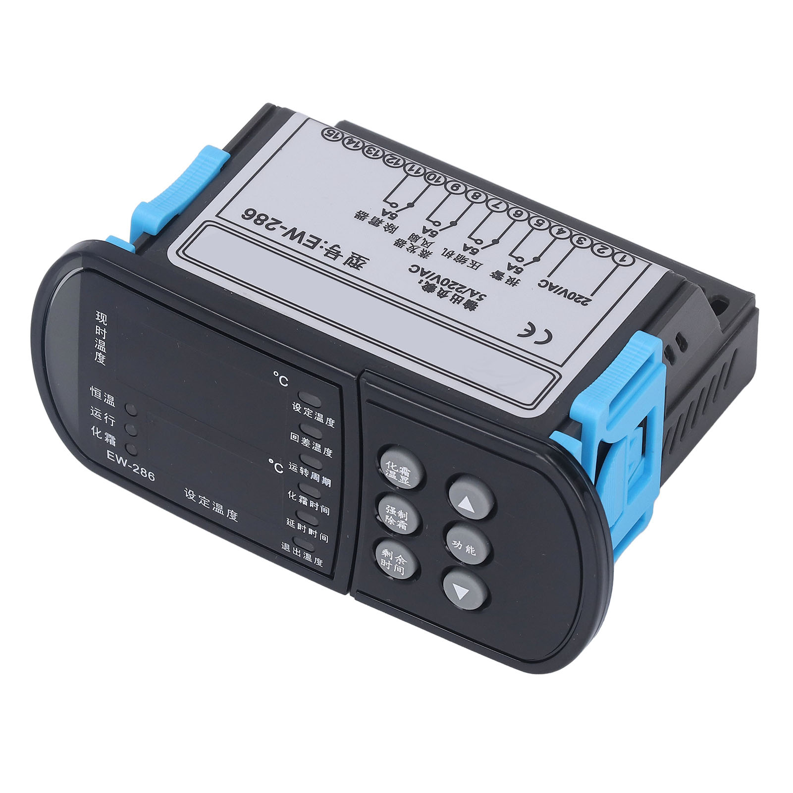 Digitaler Temperaturregler, Thermoregler, Heiz-/kühlschalter Mit Alarmfühler, Ac220v