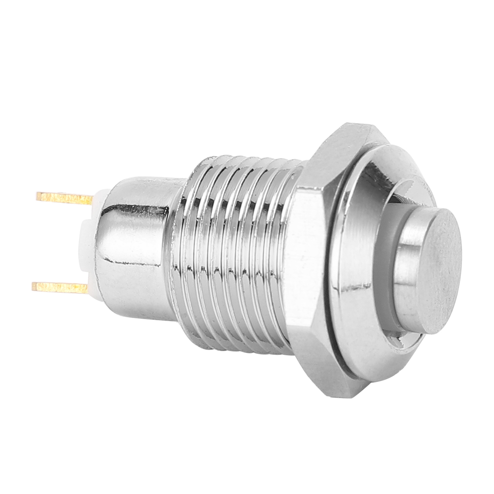 10 Mm Wasserdichter Edelstahl-momentan-drucktaster, 3 V