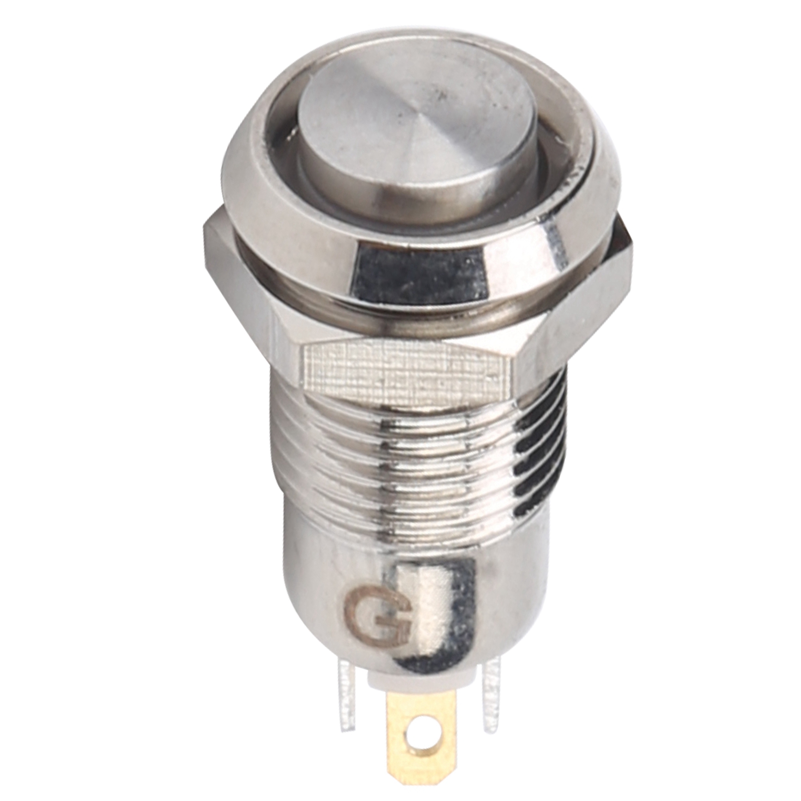 8-mm-drucktaster Aus Edelstahl, Ip65 Wasserdicht, 3-v-startschalter