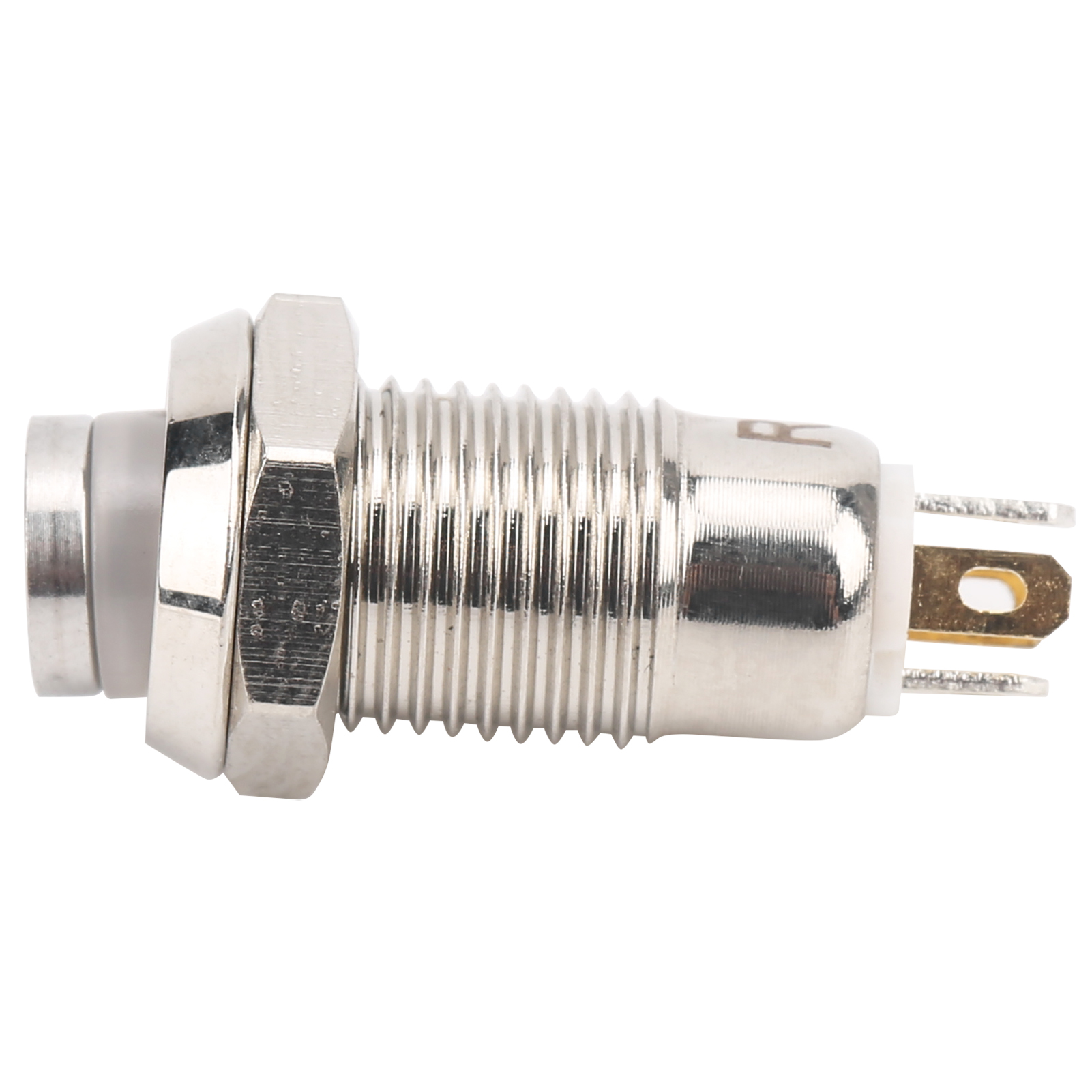 Wasserdichter 8-mm-momentan-drucktaster Mit 3-v-grüner Kontrollleuchte