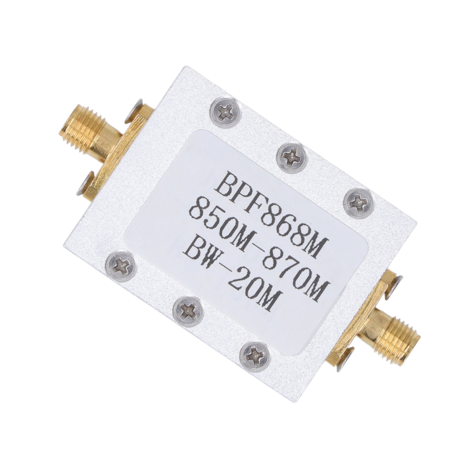 Fm-bandpassfilter Für Rundfunk, Sma-k-schnittstelle, 850–870 Mhz, Elektronisches Bauteil Bpf868m Mit Gehäuse