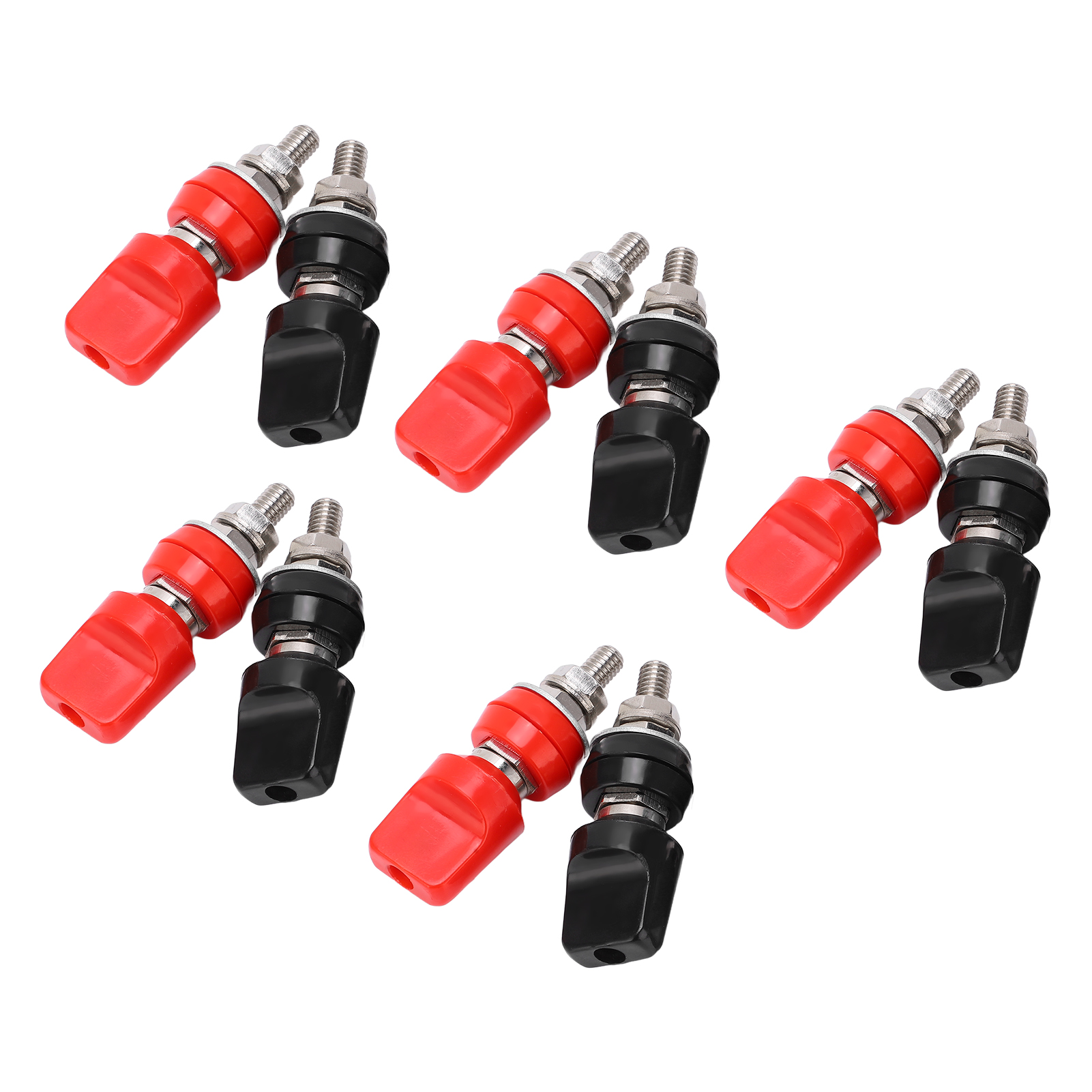 Packung Mit 5 J.50019(1) Messing-m6-klemmenblöcken Mit 4-mm-klinkenstecker Für Elektronische Instrumente