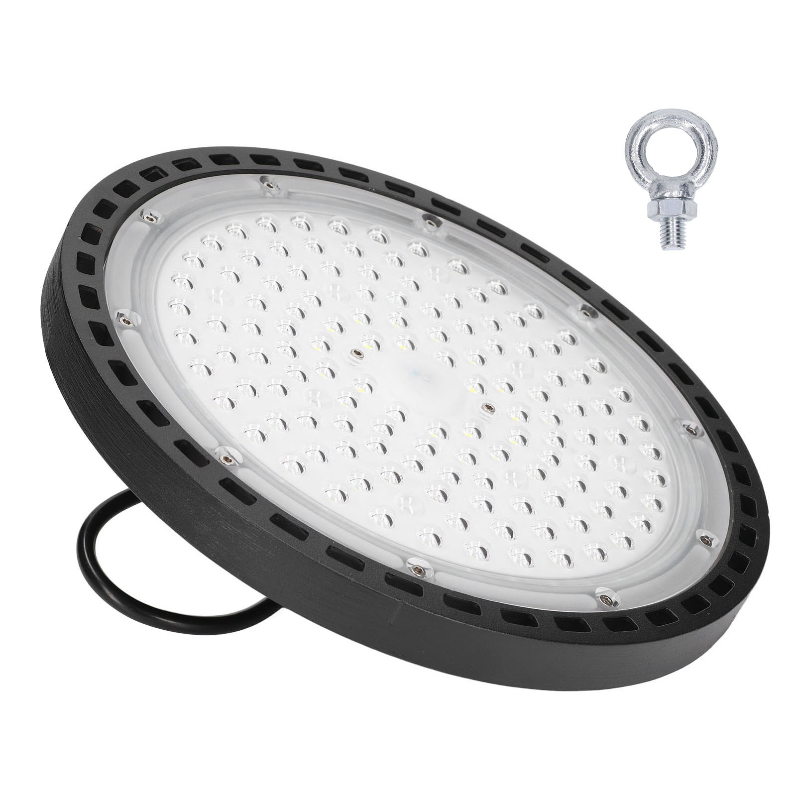 Industrielle Lagerleuchte (100 W), Helle Led-beleuchtung Mit Aufhängehaken, 85–265 V Wechselstrom