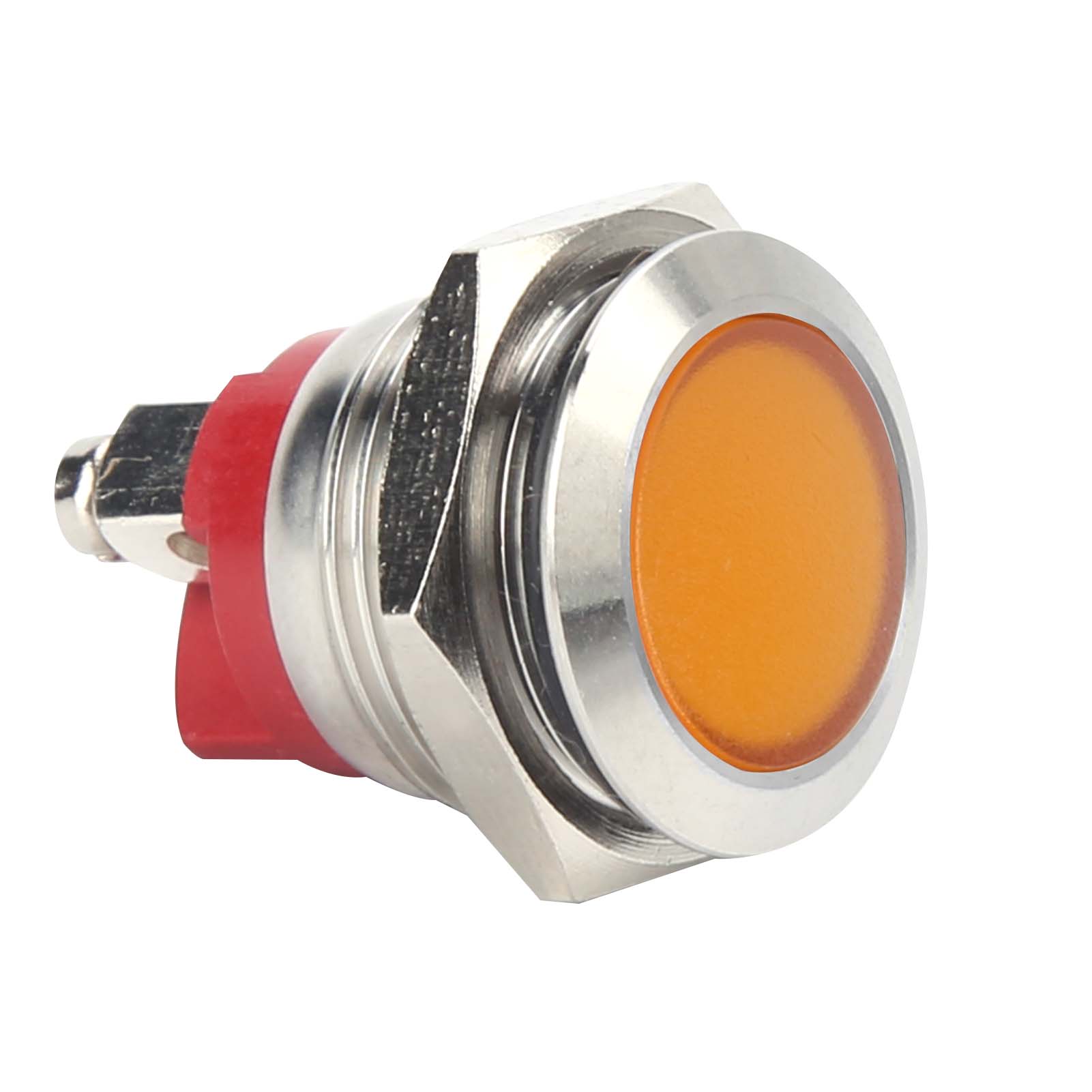 0,6-zoll-led-anzeige, Lichtanzeige, Feuerfester Sockel, Ip66 Wasserdicht, Universell (gelb)