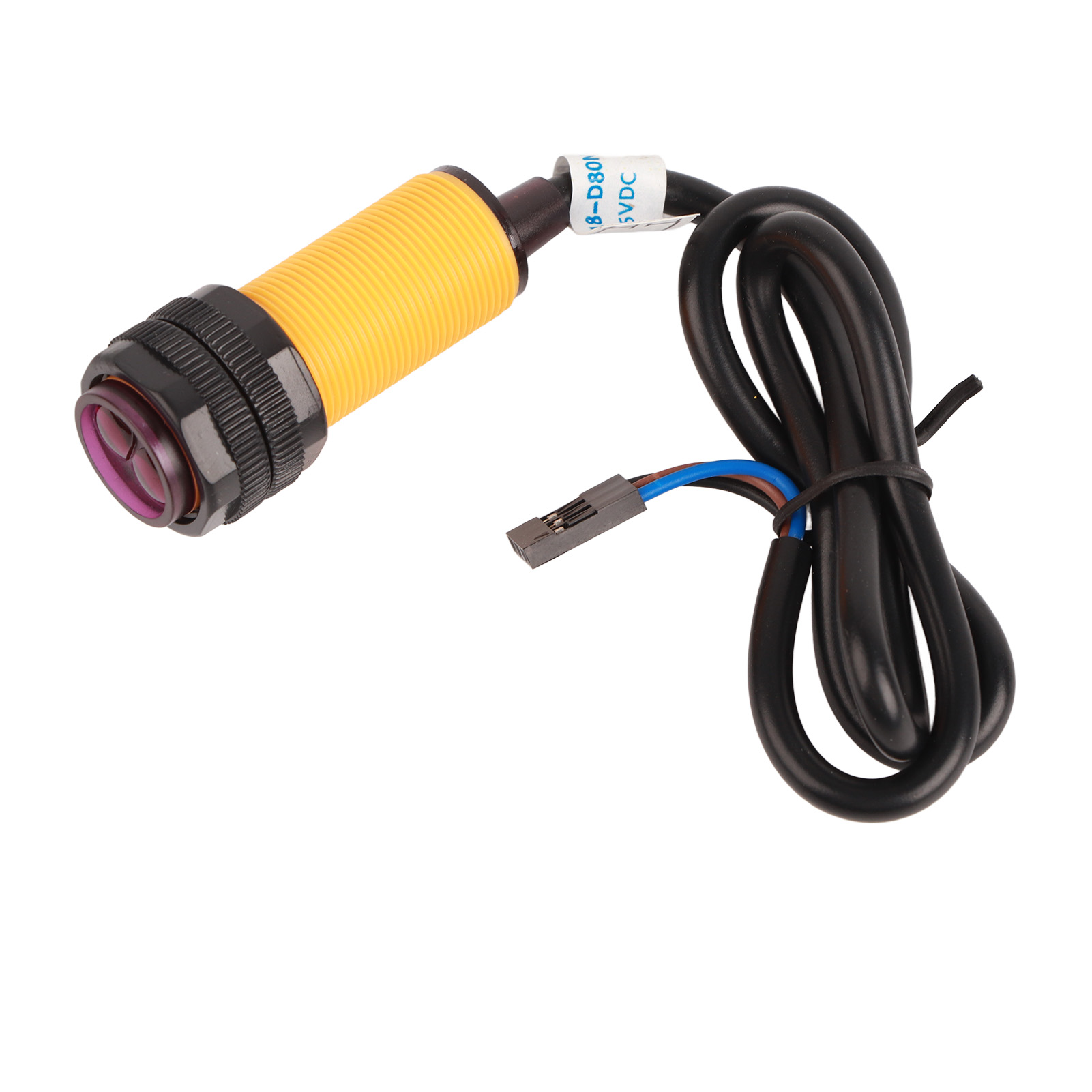 Infrarot-lichtschranke Mit Hinderniserkennung, Messbereich 3 Bis 80 Cm, 8-punkt-montagekopf