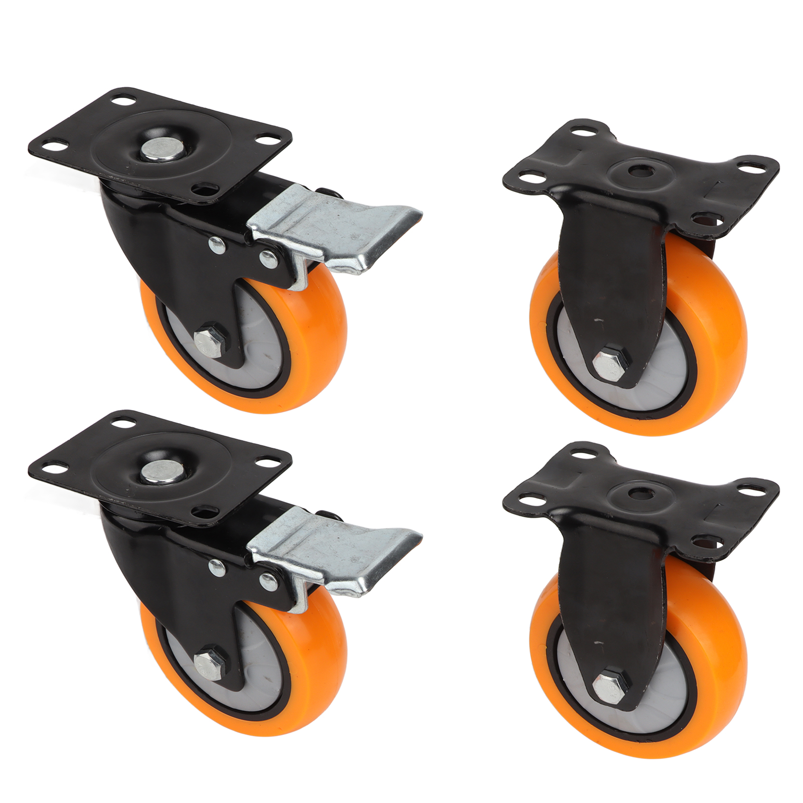 Pvc-räder Mit Doppelten Kugellagern, Geräuscharm, 10 Cm (4 Zoll), Robust, Für Restaurantwagen.