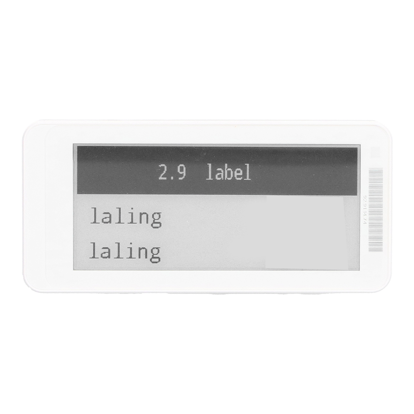 Intelligentes Elektronisches Etikett Mit Tft-bildschirm, Schwarzweißanzeige, Geringem Stromverbrauch, Bluetooth Und 2,9 Zoll.