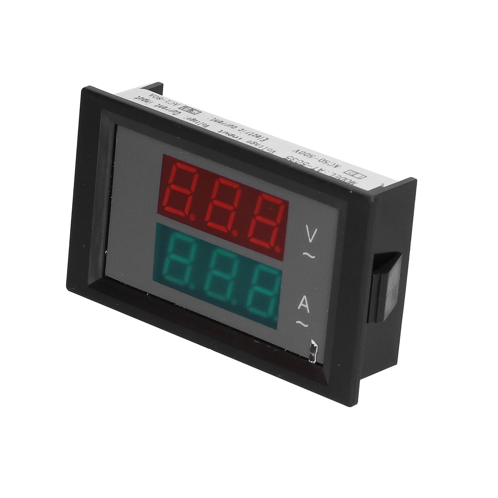 Digitales Wechselstrom-voltmeter At-5035-a/v 50-500 V / 1-80 A