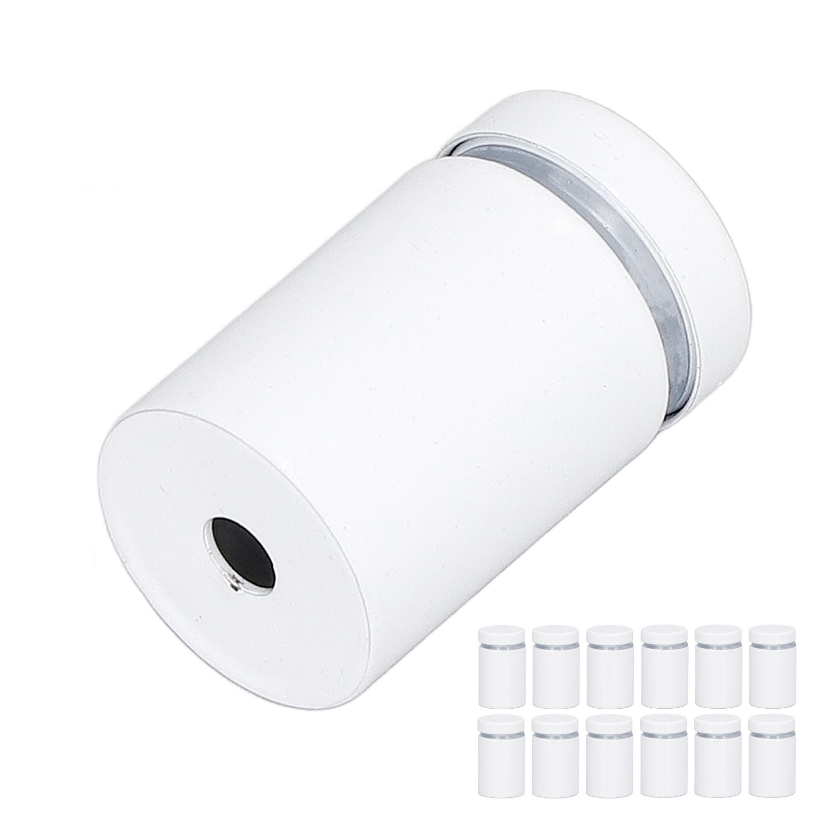 Packung Mit 12 Edelstahl-abstandsschrauben Zur Wandmontage Von Werbetafeln, 19 X 30 Mm