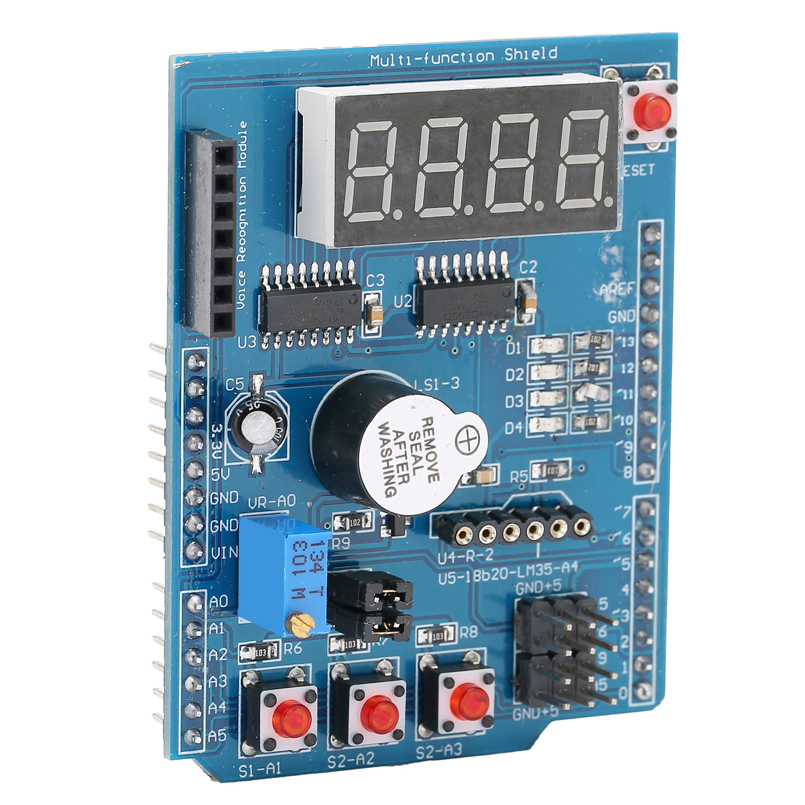 Multifunktionales Erweiterungsboard-kit, Entwicklungsboard, Sensor, Computerzubehör, 5 V Dc