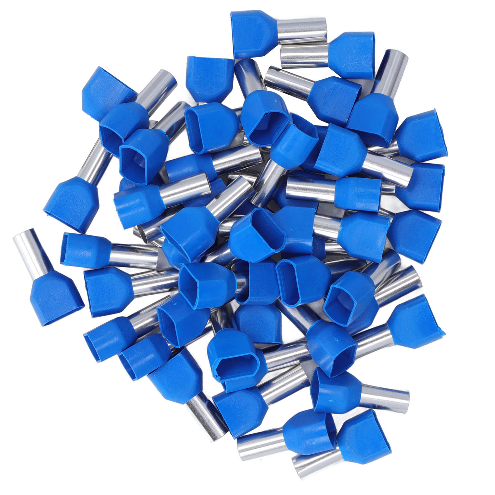 Satz Mit 50 Isolierten Crimp-anschlüssen Aus Kupfer Und Pvc Für Maschinenkabel
