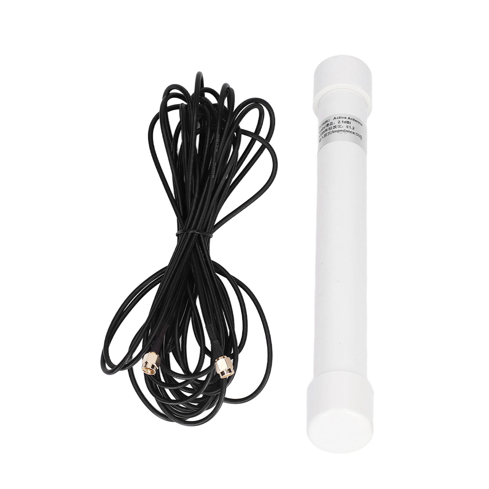 Outdoor-rfid-funkempfänger Mit Aktiver Antenne, 915 Mhz, 2,1 Dbi, Große Reichweite, Mit 6 Meter (19,69 Fuß) Kabel.