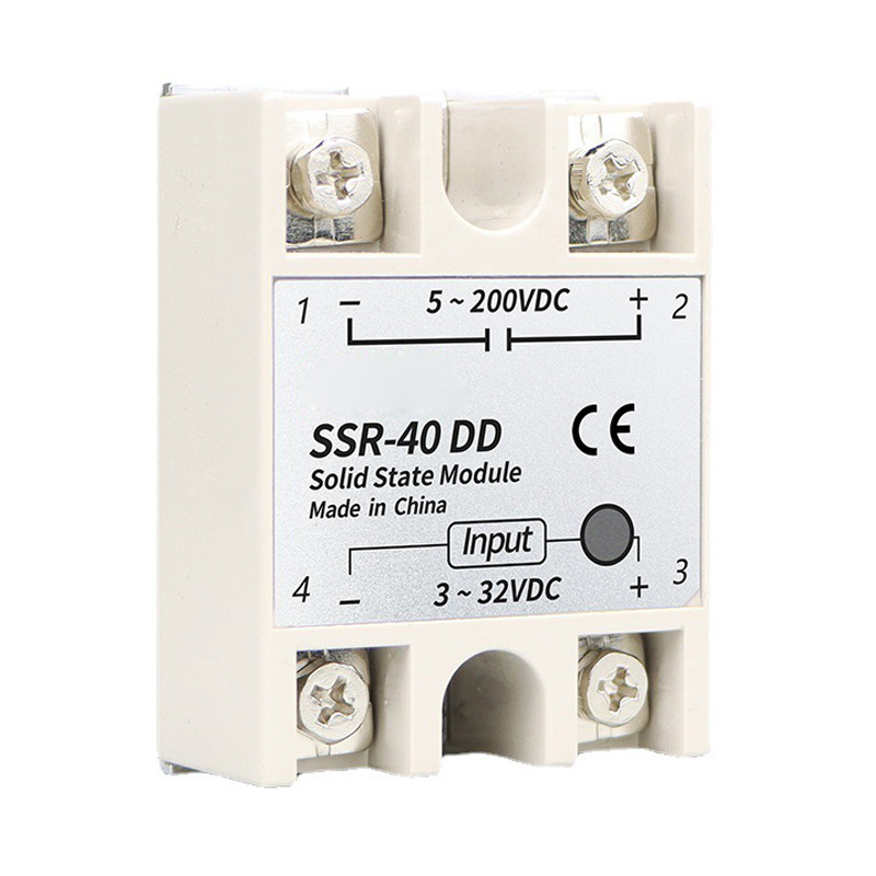 Halbleiterrelais Mit Gehäuse Aus Reinem Rotkupfer, Intelligentem Chip, Stabiler Leistung, Hohe Sicherheit, Ssr 40dd