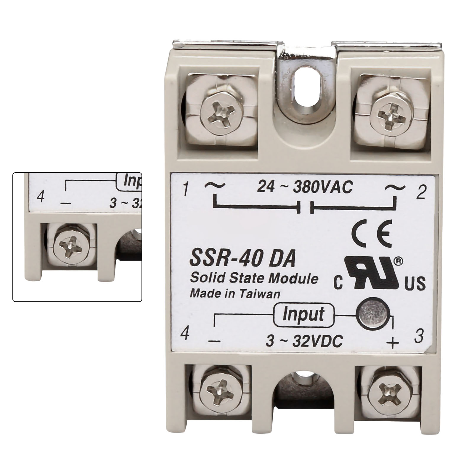 Einphasiges, Rauscharmes, Funkenfreies Halbleiterrelais, Ssr 40da Relaismodul Für Leistungssteuerungsanwendungen