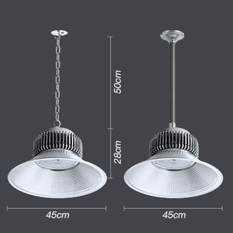 Hochleistungs-industrie-led-flutlichtstrahler Aus Rostfreiem Aluminium Mit Aufhängekette Für Lagerhallen Und Lagerhäuser, Mit Isoliertem 200-w-treiber.
