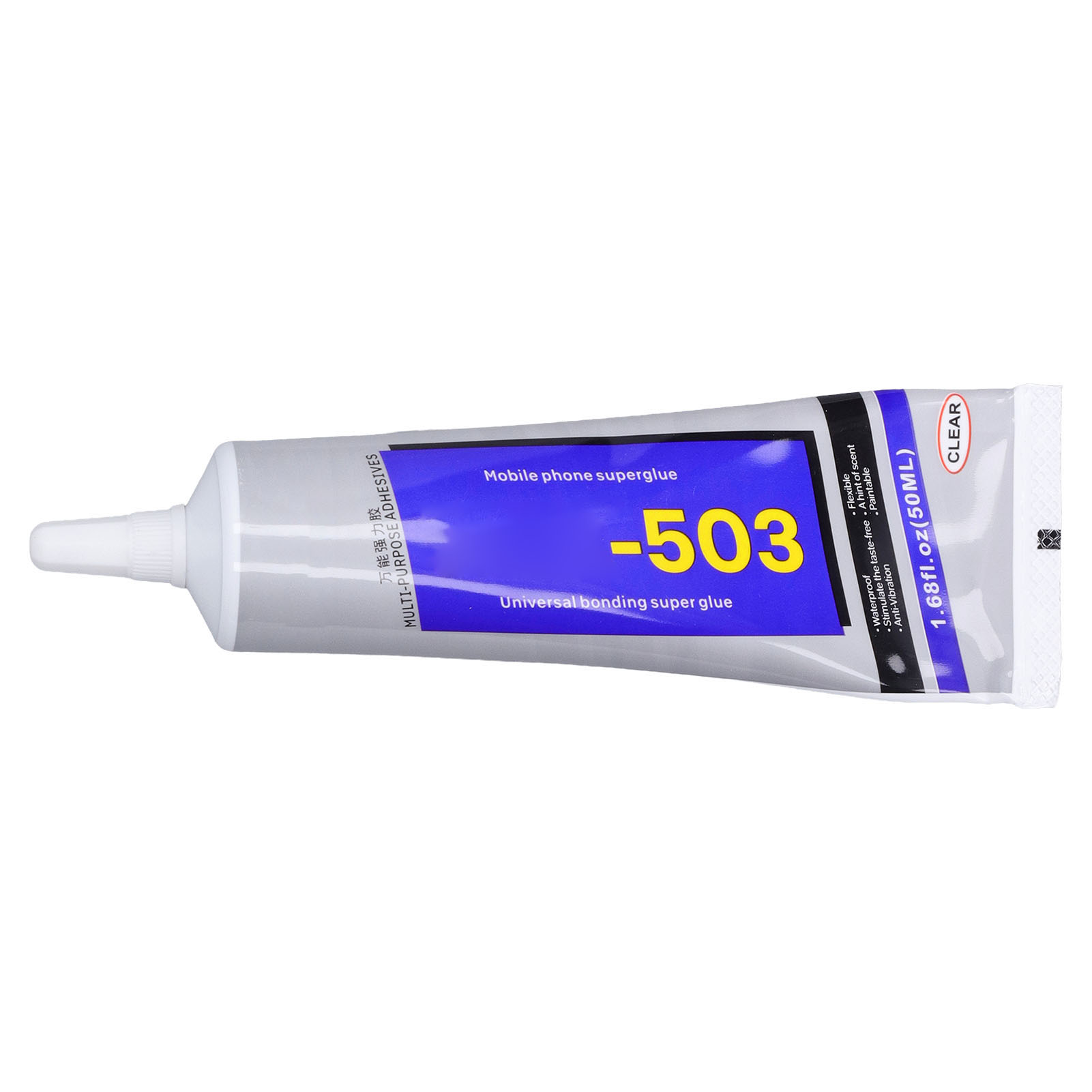 2 Tuben Schnellhärtender Und Umweltfreundlicher Cyanacrylat-silikonkleber, 50 Ml