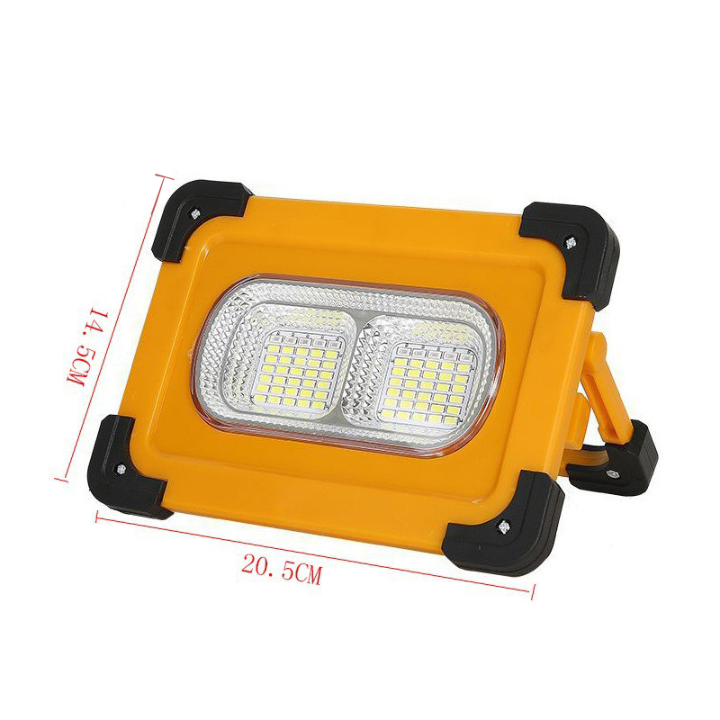 Tragbare Led-solarlampe Mit Schnellladefunktion Und Wiederaufladbarem Akku Sowie Drehbarem Griff Für Camping, Notfälle Und Zuhause (große Ausführung).