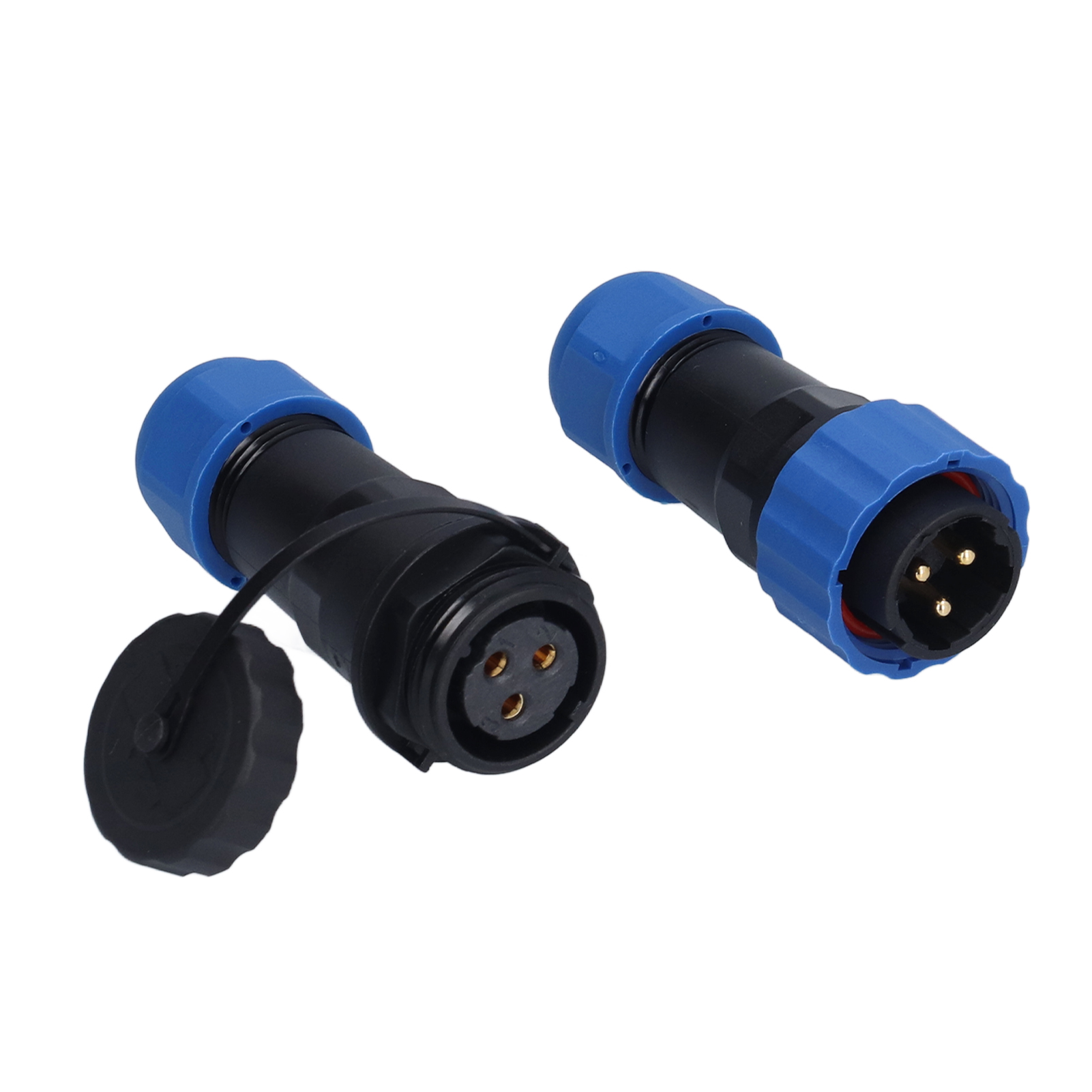 Ip68 Wasserdichter Luftfahrtstecker, Stoßverbinder (männlich/weiblich), 380 V, Sp203-pins