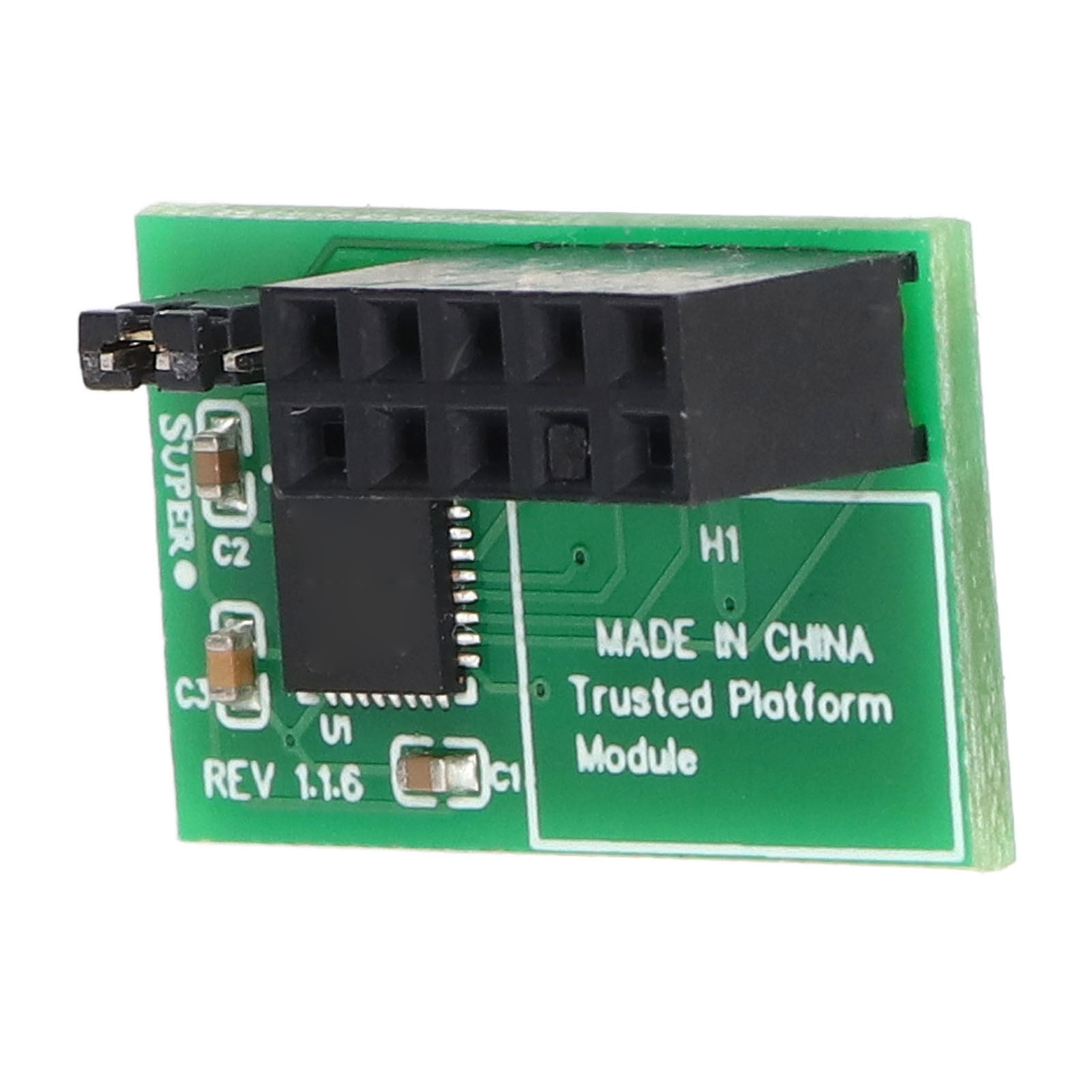 Sicherheitsmodul Mit 10-poliger Spi-schnittstelle Für Remote-boards Mit Supermicro-verschlüsselung