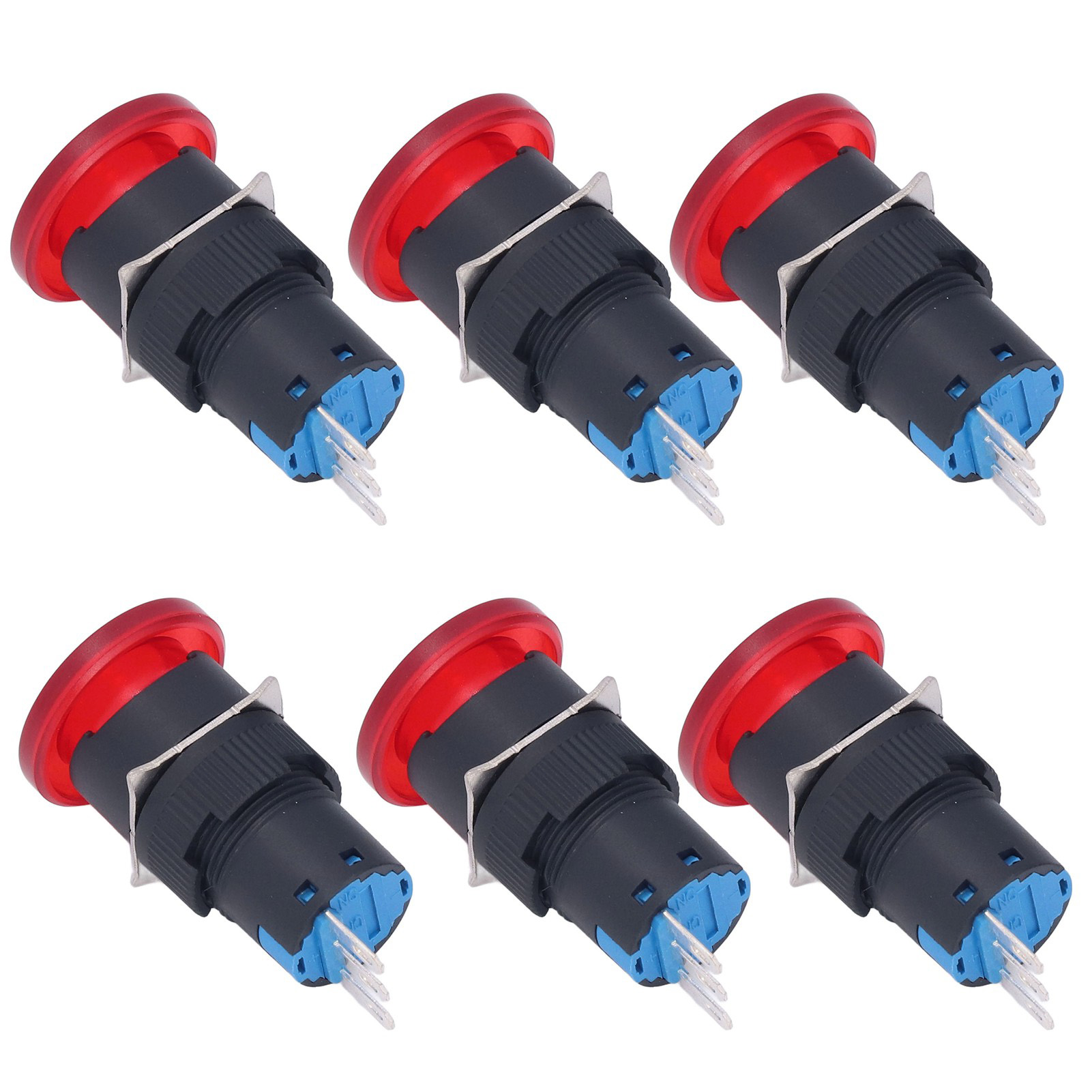 Berm 25-teiliges Zubehörset, Momenttaster Mit Automatischer Rückstellung, 16 Mm, 3 Pins, Für Bem-la16-11m-r-geräte