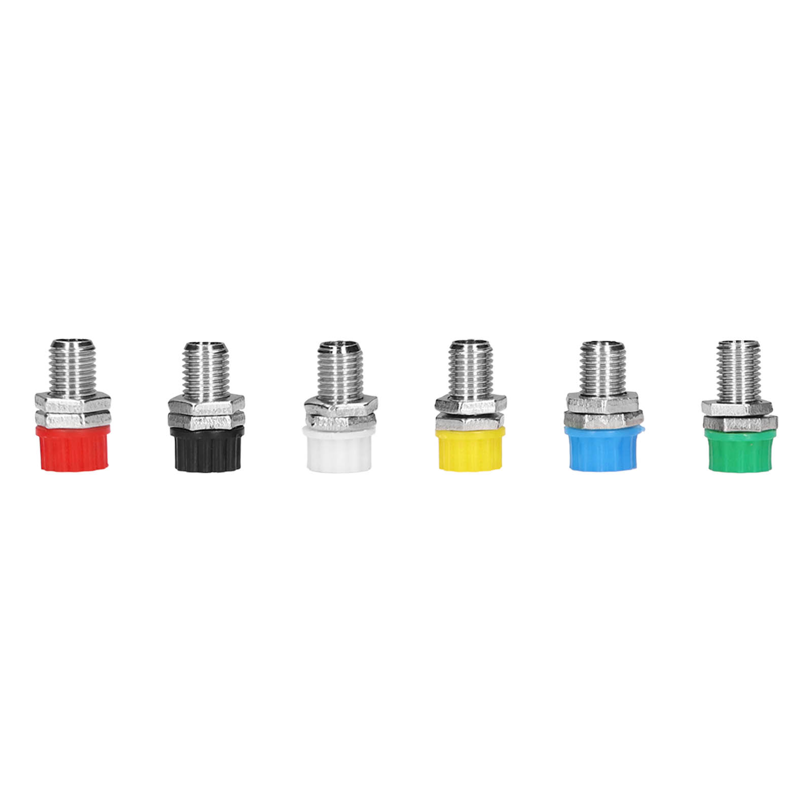 Packung Mit 10 Bananensteckern, Stabile Übertragung, Korrosionsbeständig, 4 Mm, 6 Farben, Klemmenblock Für Bordcomputer