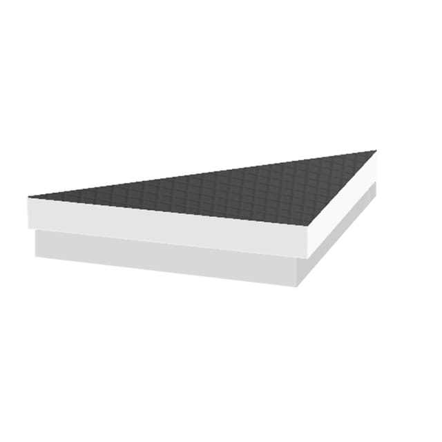 Eckbank bereit zum Fliesenlegen in xps – 790 x 560 x 100 mm Hamam 2