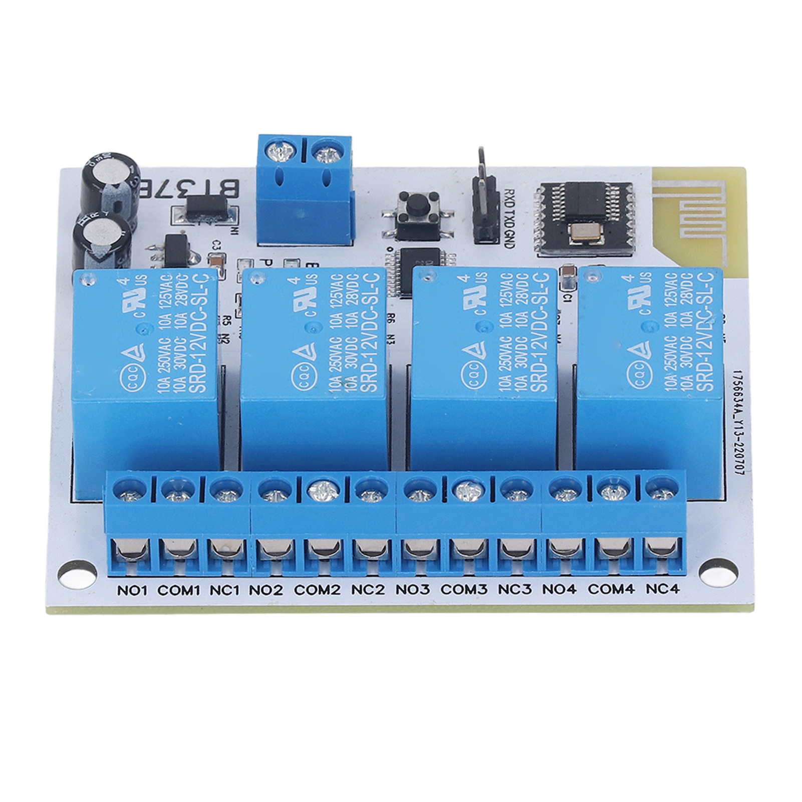 4-kanal-bluetooth-relais-steuermodul Mit Störungsunterdrückung, 2,4-ghz-funkfernbedienung, 12 V Dc