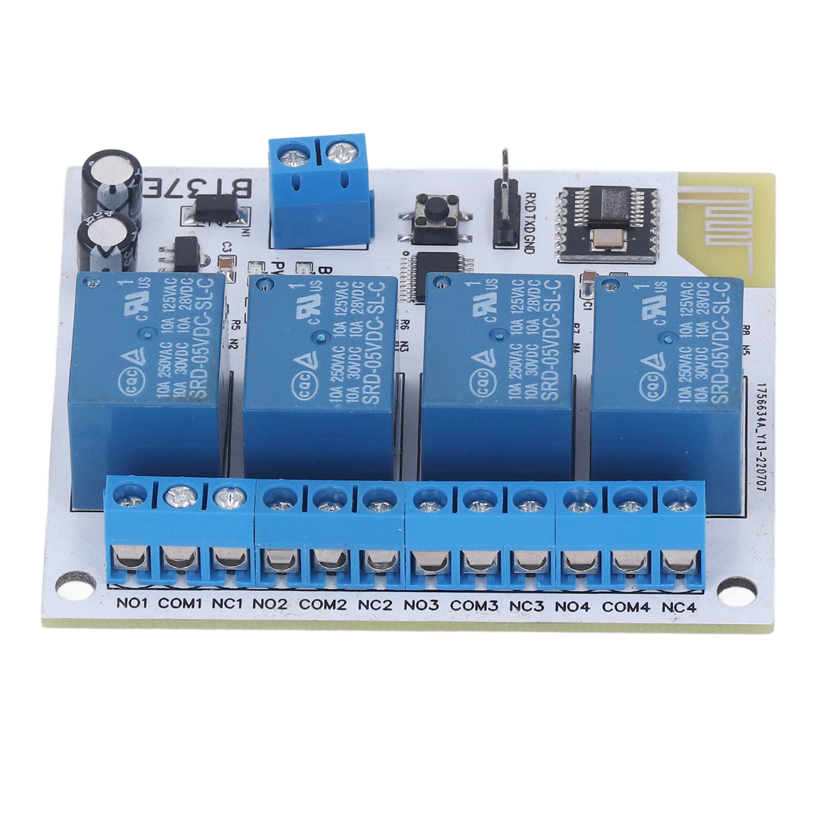 4-kanal-bluetooth-relais-steuermodul Mit Störungsunterdrückung, 2,4-ghz-funkfernbedienung, 5 V Dc