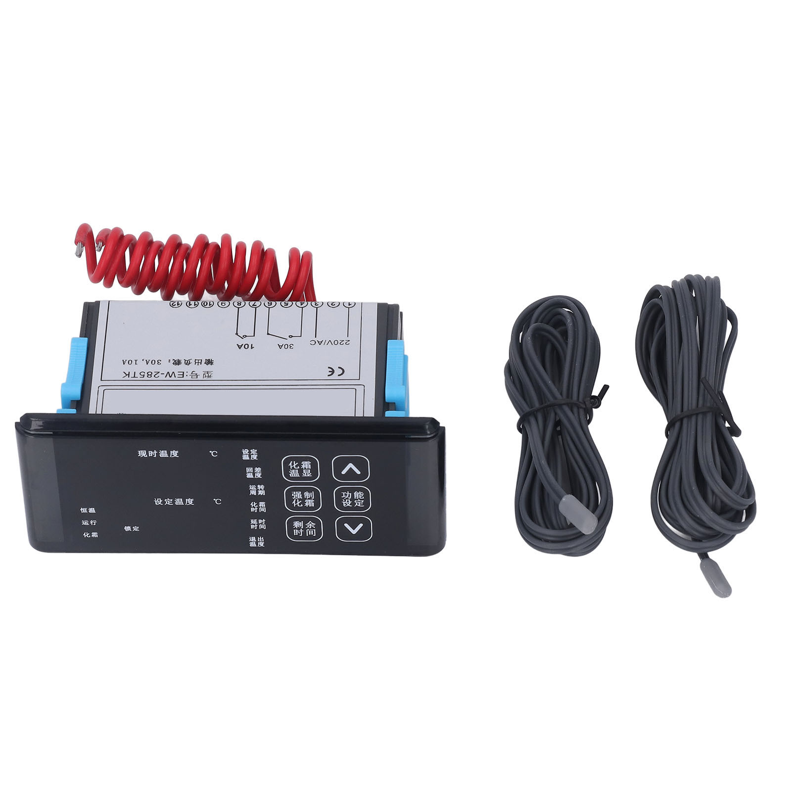 Temperaturregler Für Kühlräume, Digitaler Thermostat, Temperaturregler Für Kühlung Und Abtauung Mit Touchpanel, Ac220v