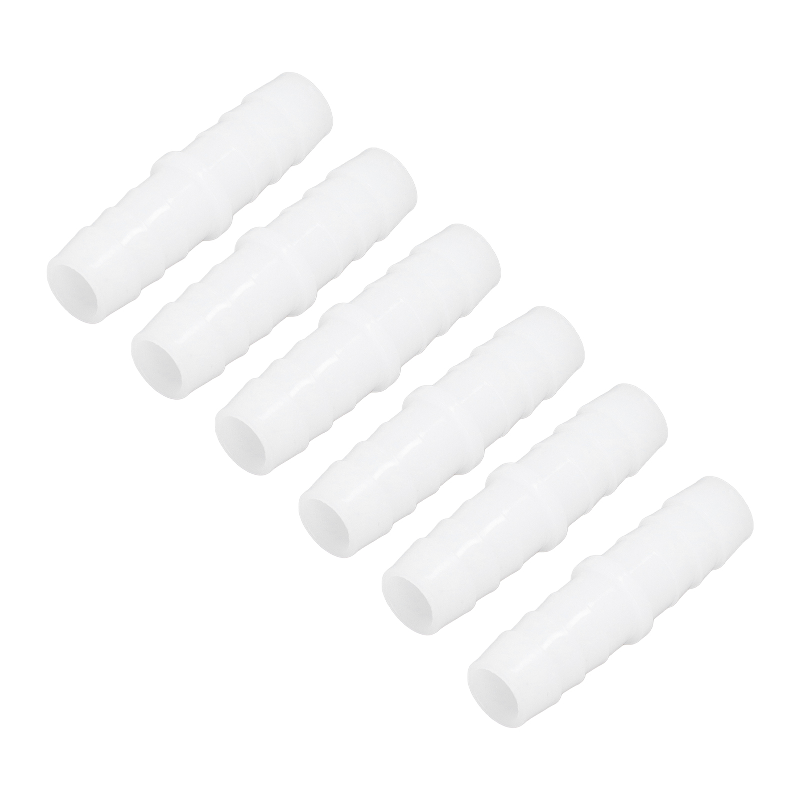 Packung Mit 10 Kunststoff-schlauchverbindern Mit Widerhaken Für Gartenschläuche, Gerade Und Gleichschenklig, Reparatur- Und Verbindungsstücke 14-14 Mm