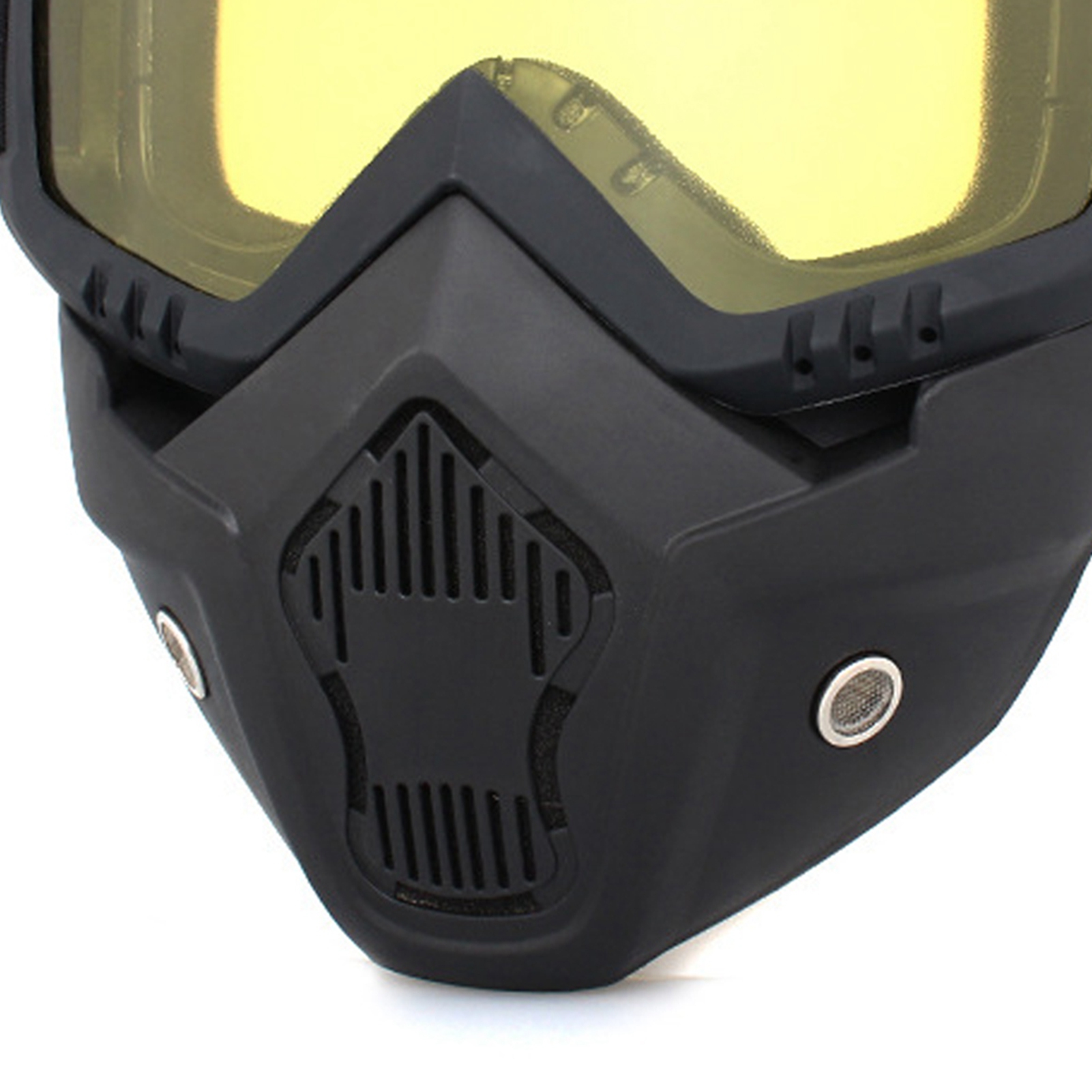 Schutzbrille Für Motorradhelme Mit Visier Und Winddichten, Gelben Gläsern, Ideal Für Fahrten Im Freien.