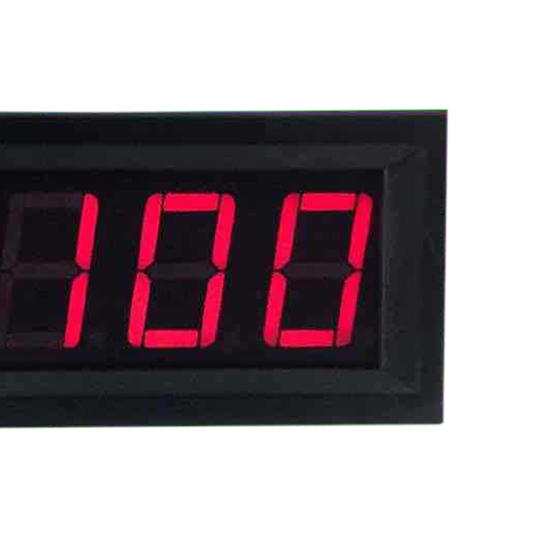 0,56"-digitalvoltmeter, 3-draht-spannungsprüfer, Led-anzeige, 0–100 V, Rotes Zubehör