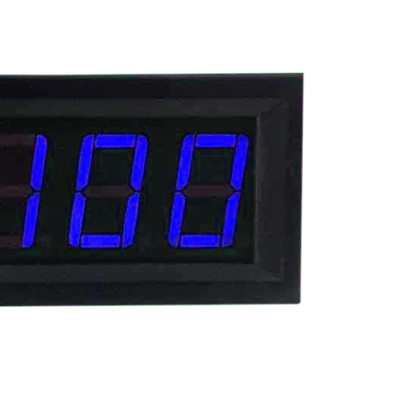 Digitales Voltmeter (0,56 Zoll), 3-draht-spannungsprüfer, Led-anzeige, 0–100 V, Blaues Zubehör