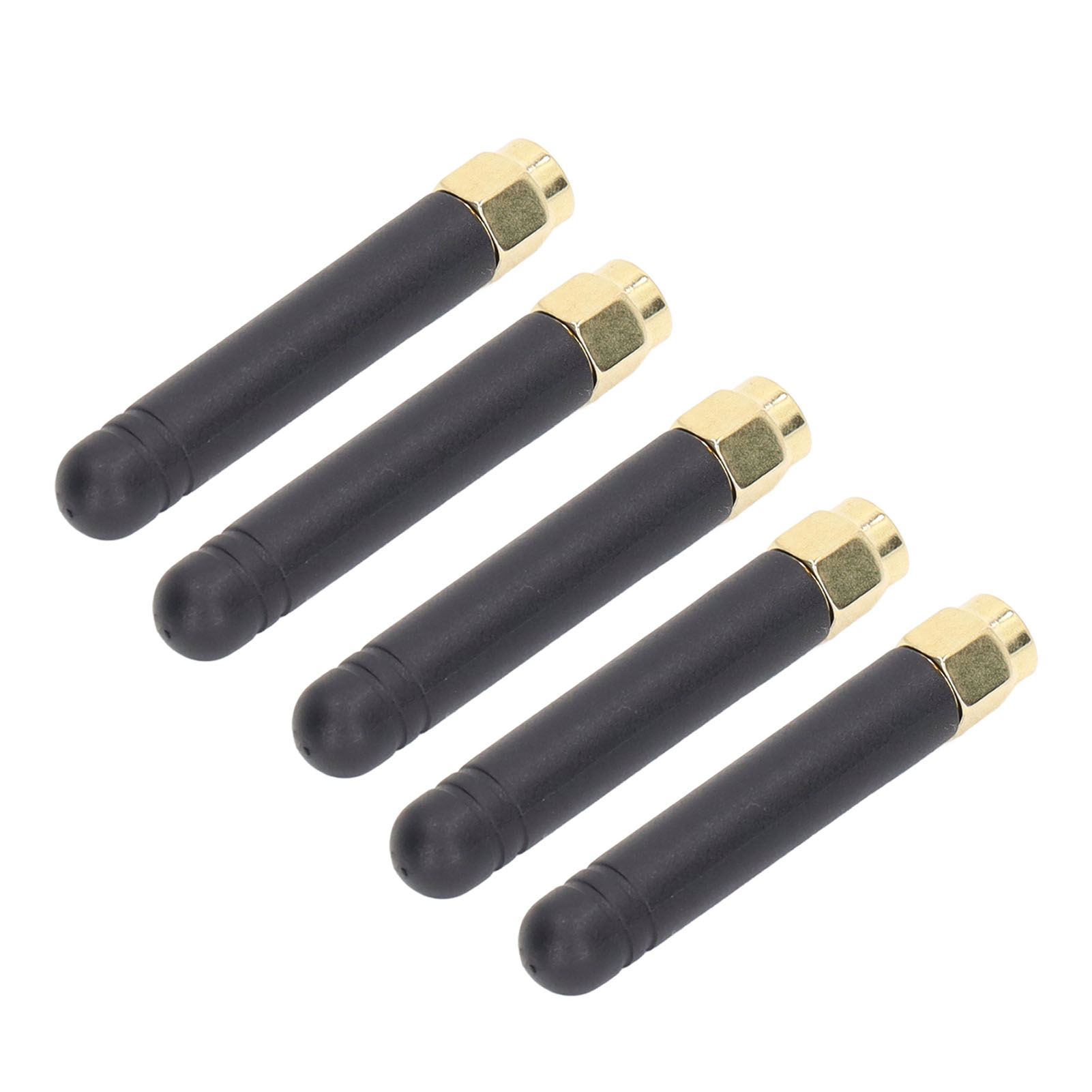 Packung Mit 5 Wasserdichten, Omnidirektionalen Hochleistungsantennen Mit Klebefläche Und Geradem Sma-stecker Für 433-router