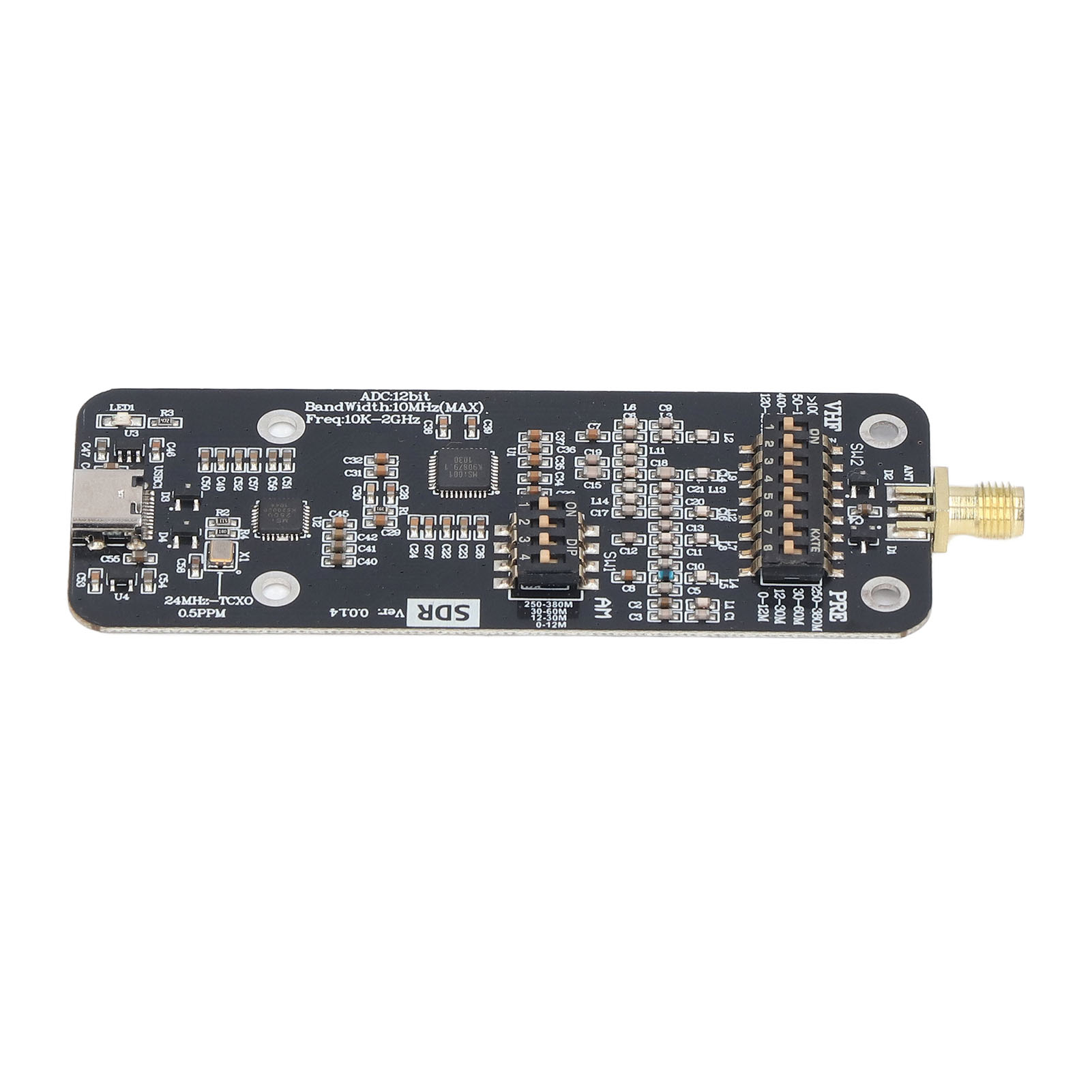 Rsp1 Sdr-empfänger, 12-bit-software-defined-radio-modul, 10 Khz – 2 Ghz Modulationsplatine