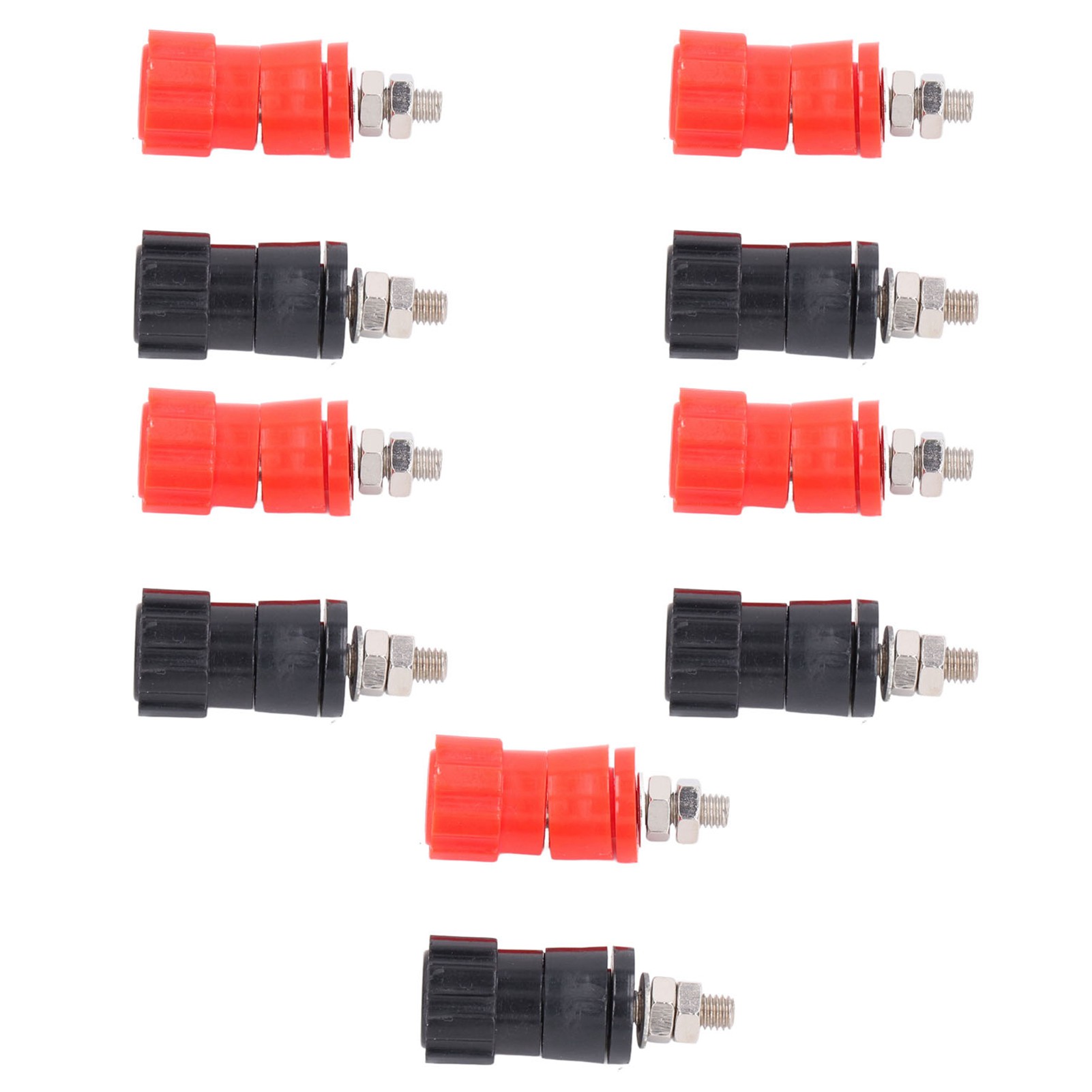 Packung Mit 10 Elektrischen Anschlussklemmen Aus Abs-silberlegierung, Elektrisches Verbindungszubehör 50015