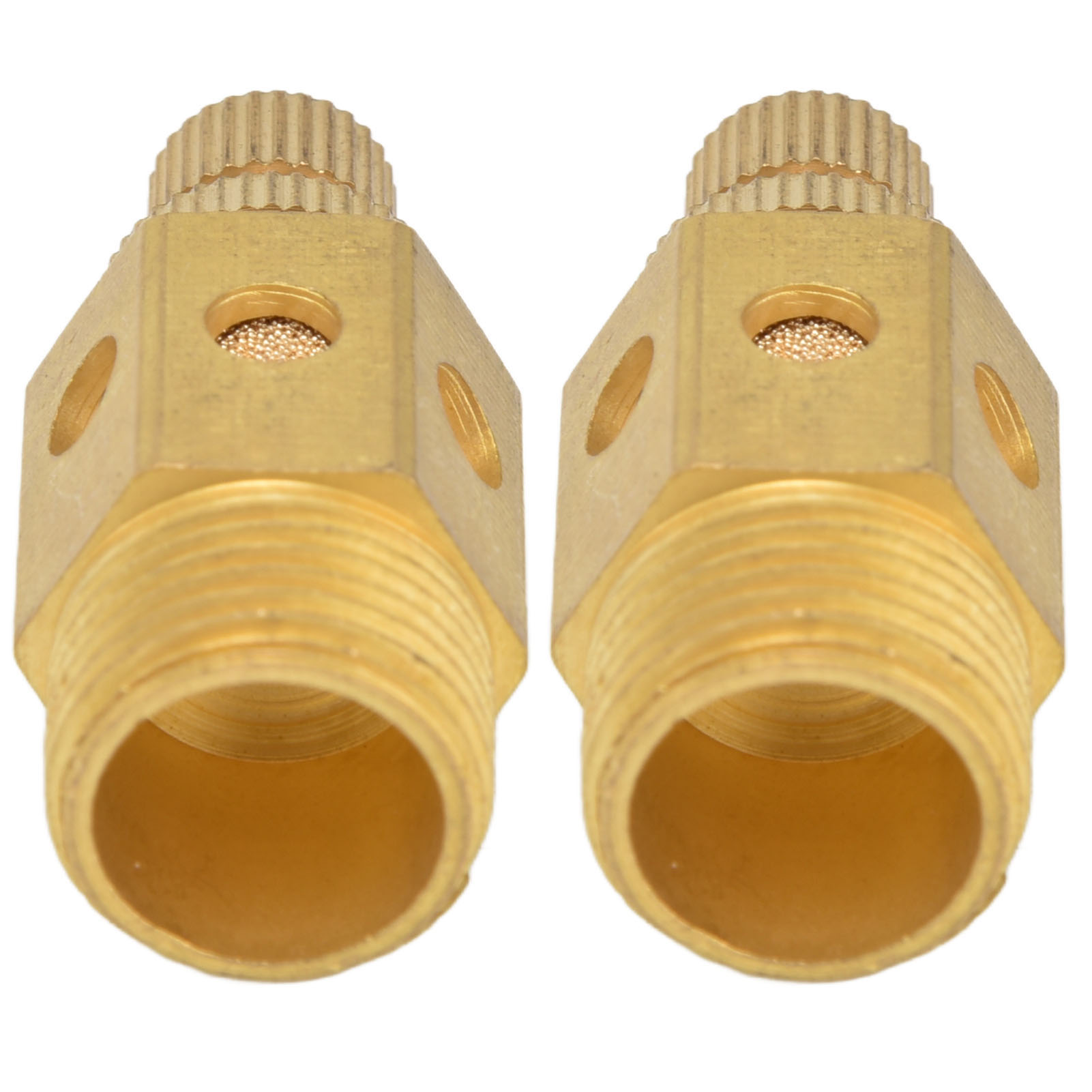 Pneumatische Schalldämpfer Mit Schnellem Abgasauslass, Einstellbarem Luftstrom, Aus Messing, Pt3/8 Außengewinde Psc-03