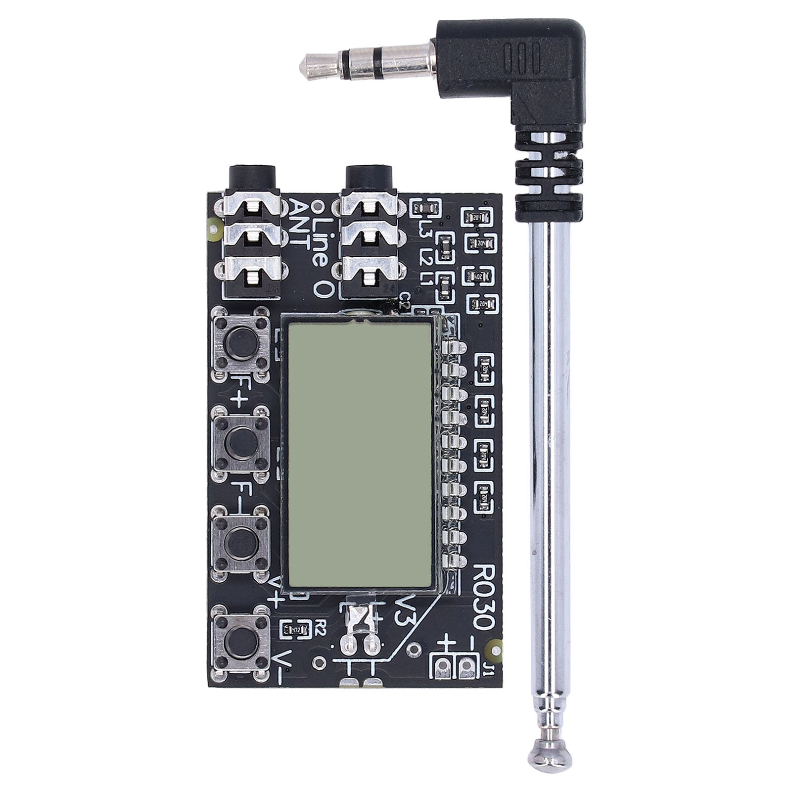 Drahtloses Stereo-audiomodul Mit Digitalanzeige, Fm-empfänger 3,0 V – 12 V Dc, 76,0 – 108,0 Mhz