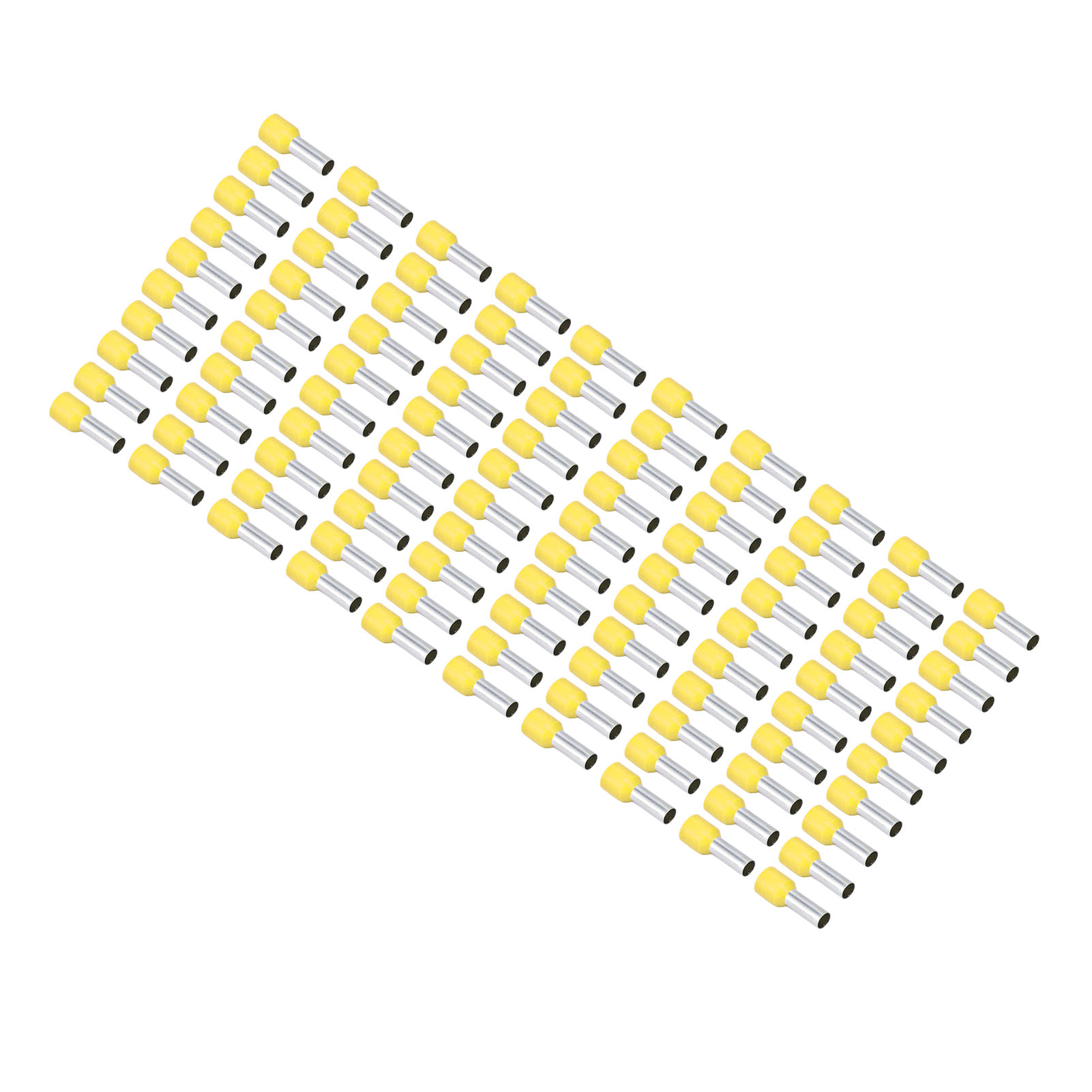 100 Kupfer-crimpkabelschuhe, Pvc-isoliert, Für 8awg E10-18-draht