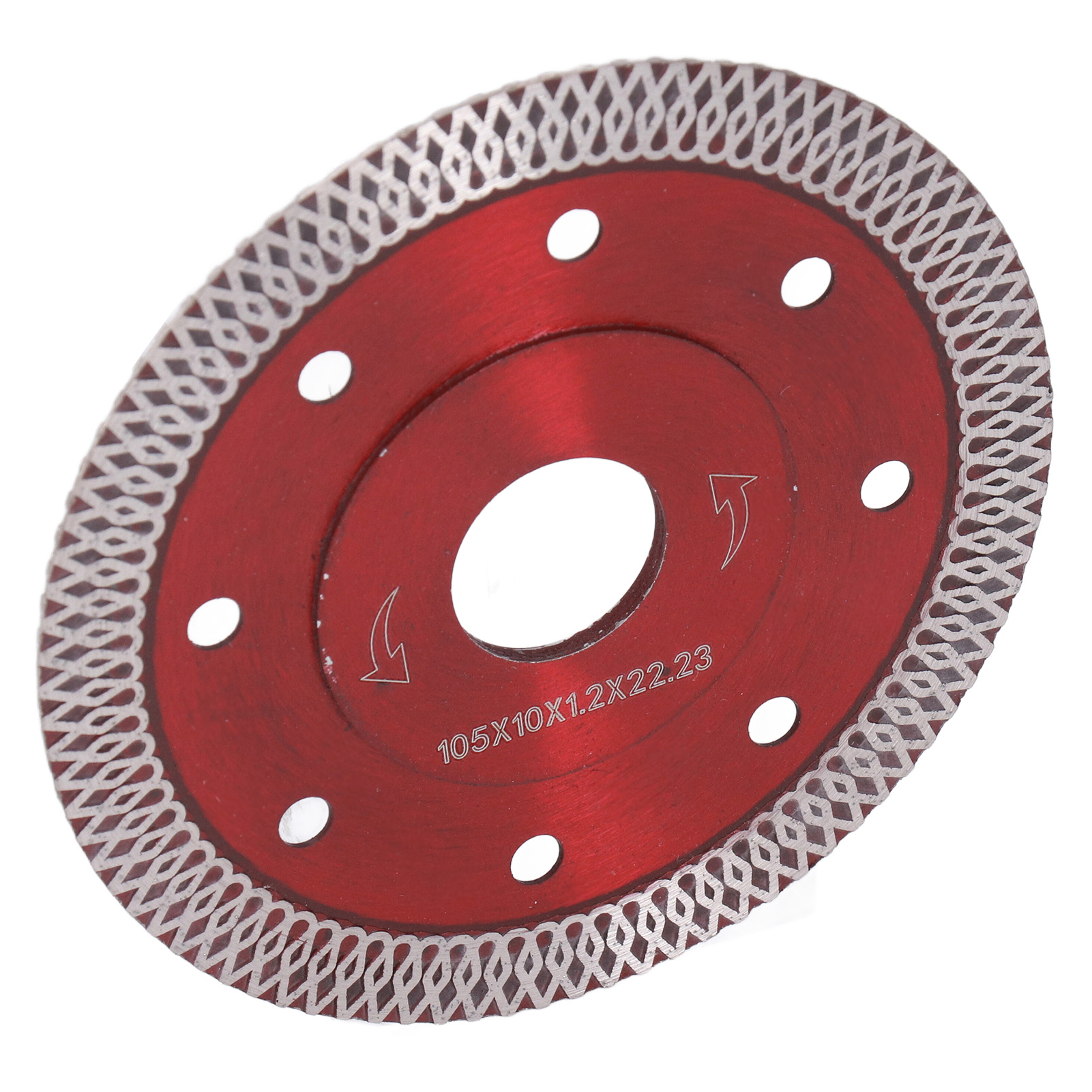4-zoll-diamantsägeblatt In Rot Zum Schneiden Von Porzellan-, Keramik-, Granit-, Marmor- Und Ziegelfliesen, Zum Schleifen Und Polieren.