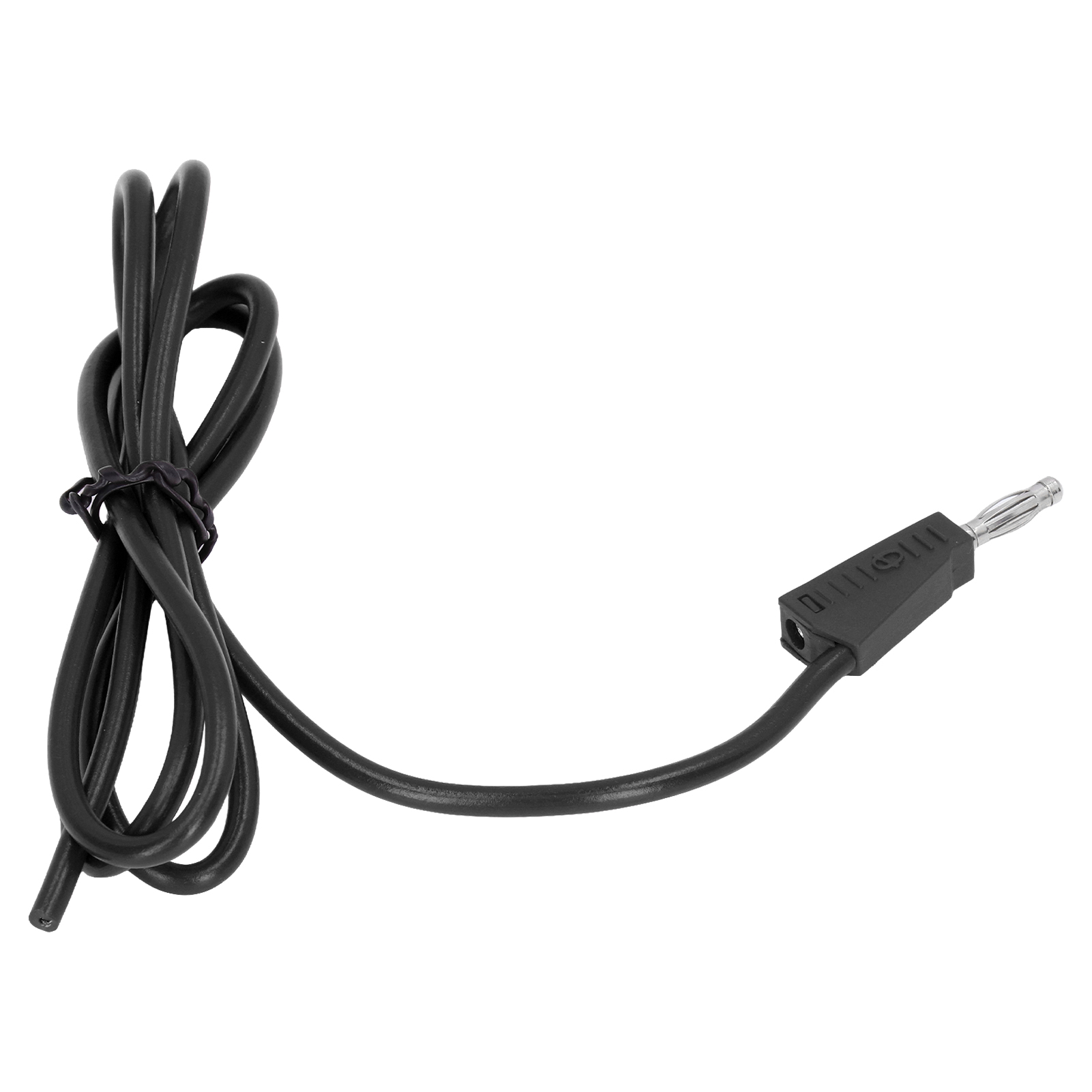 Pe-messing-bananenstecker-prüfleitung Für Lkw-batteriespannungsprüfer, 4 Mm, Schwarz