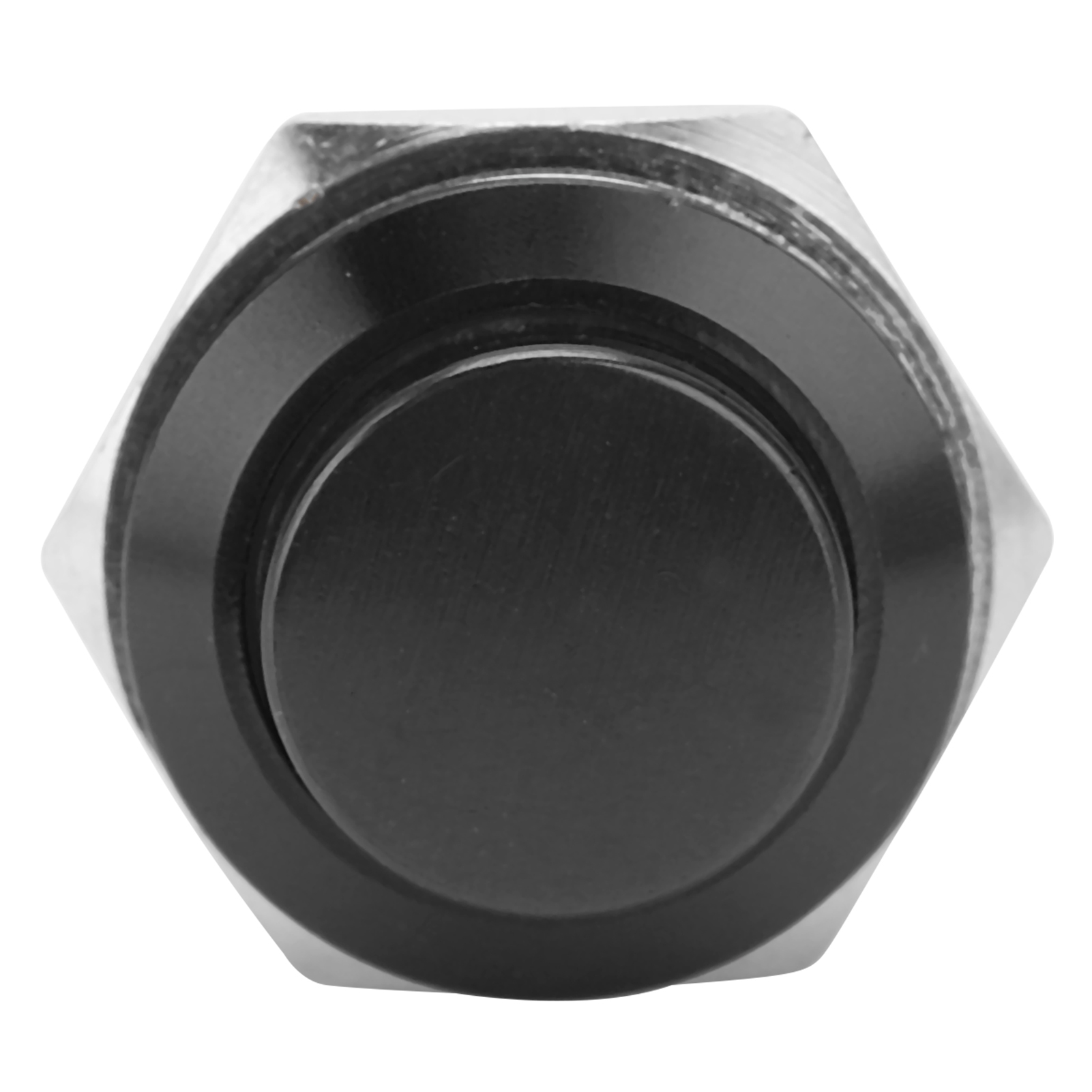 Wasserdichter Edelstahl-druckknopfschalter Mit Automatischer Rückstellung, Normalerweise Offen, 16 Mm, 220 V (schwarz)