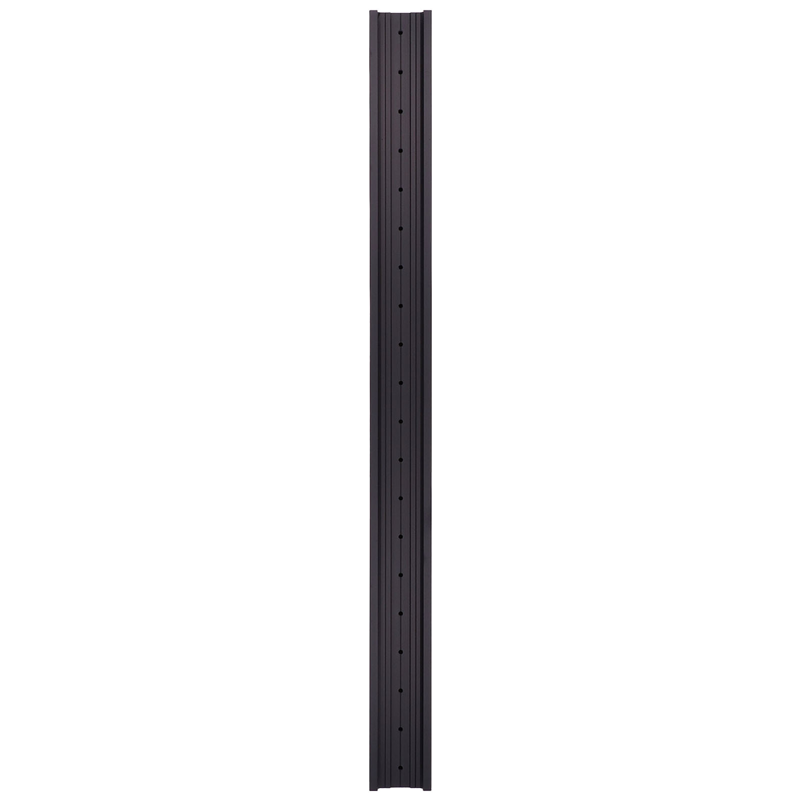 V-nut-aluminiumprofile Für Linearführungen, Vertieft, Schwarz, Zum Bedrucken Und Gravieren, 500 Mm / 19,69 Zoll