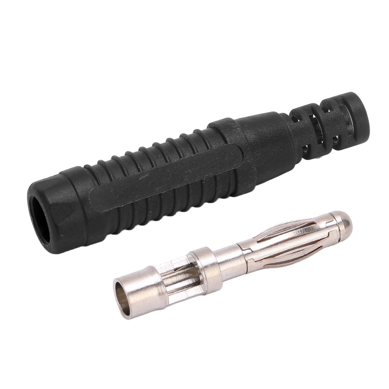 Packung Mit 10 Roten Kupfer-bananensteckern, 4-mm-stecker Mit Gehäuse Für Testgeräte, Schwarz