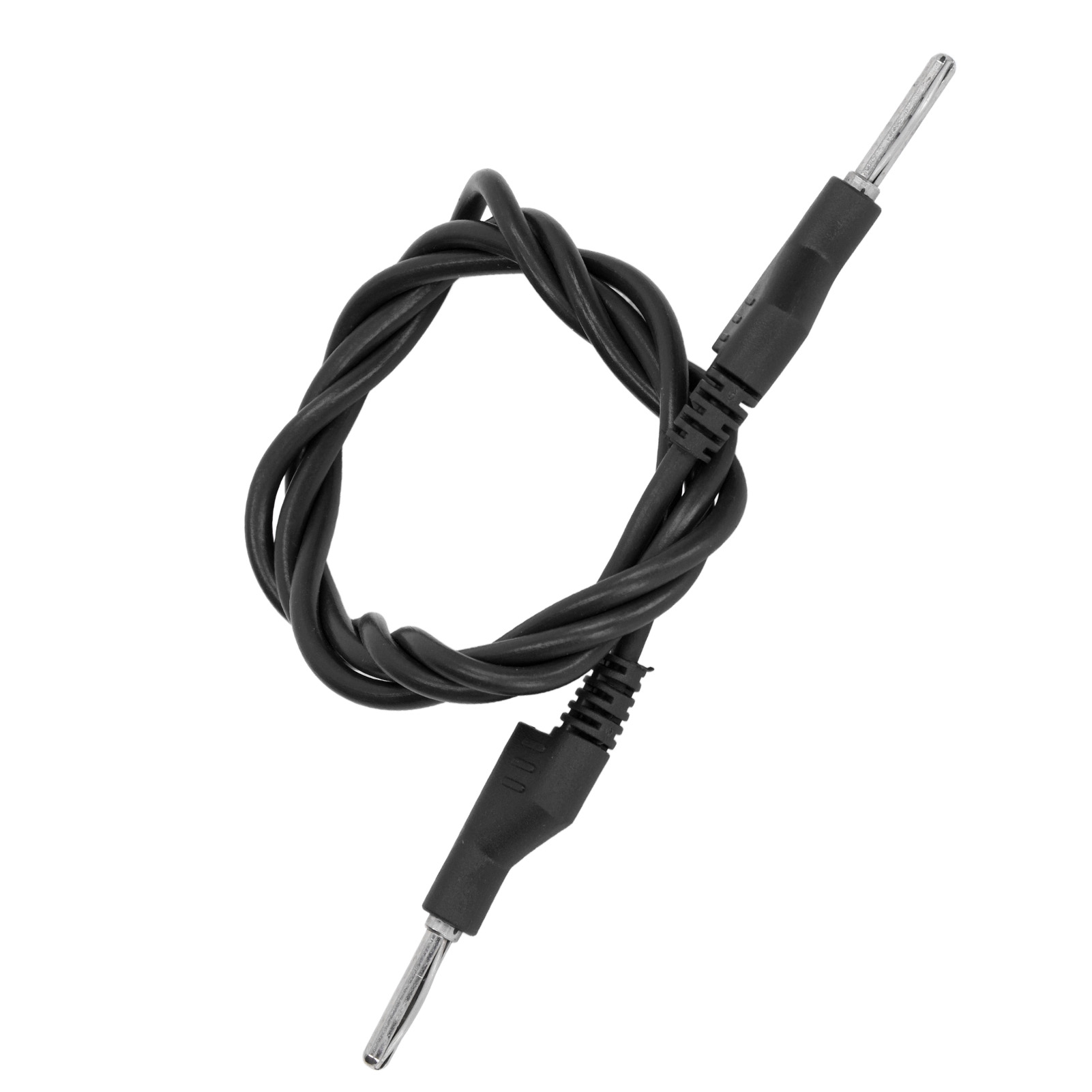 Hochspannungsprüfleitung 4 Mm Stecker-stecker, Stapelbar, Pistolenform, Bananenstecker, J.70023, Schwarz