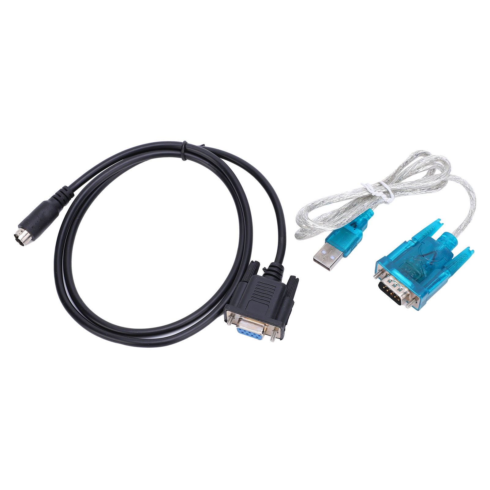 Usb-auf-232-adapterkabel Für Sps-kommunikation, Spezieller Md8-rundstecker, Schwarz
