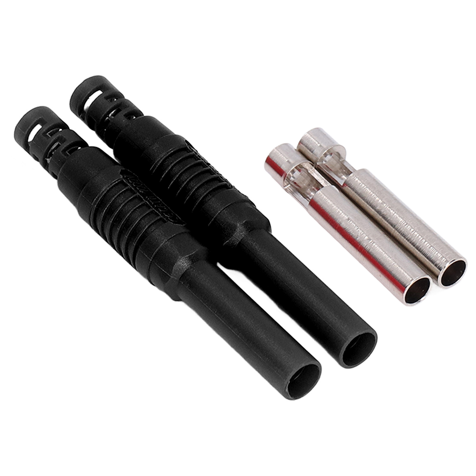 Mm² Verlängerungskabel (weiblich-weiblich) Mit Messingkontaktstecker J.70030 Schwarz