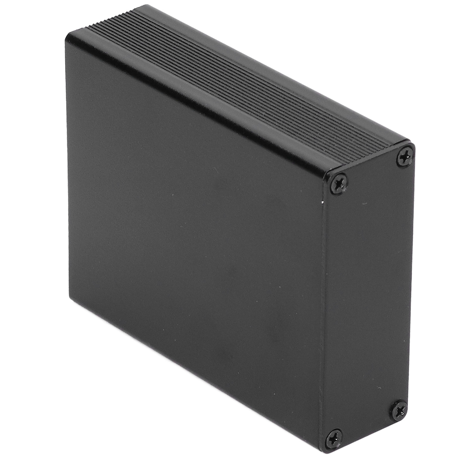 Integrierte Elektrische Anschlussdose Aus Aluminiumlegierung, 24 X 64 X 80 Mm, Matt Schwarz